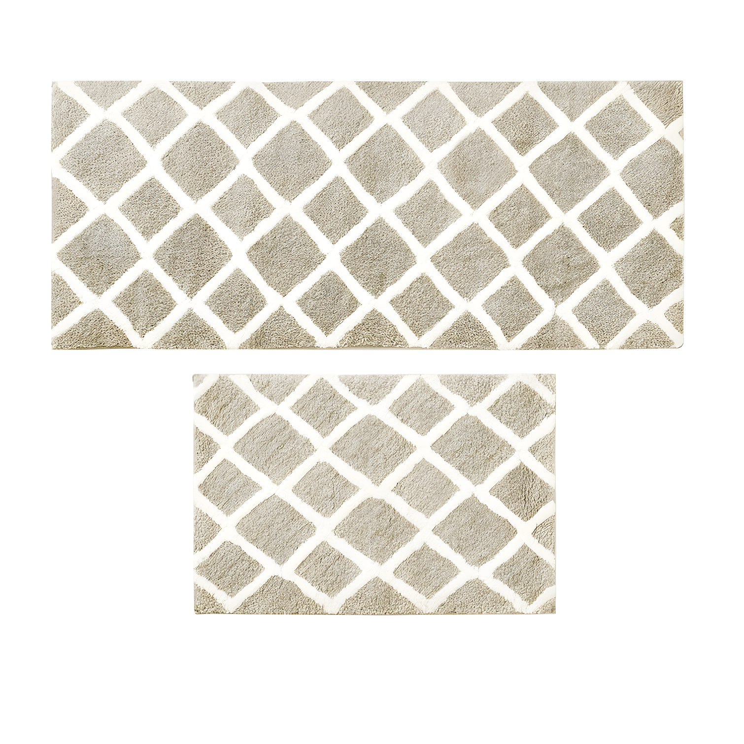 Madison Park Bittman Reversible High Pile Tufted Bath Rug