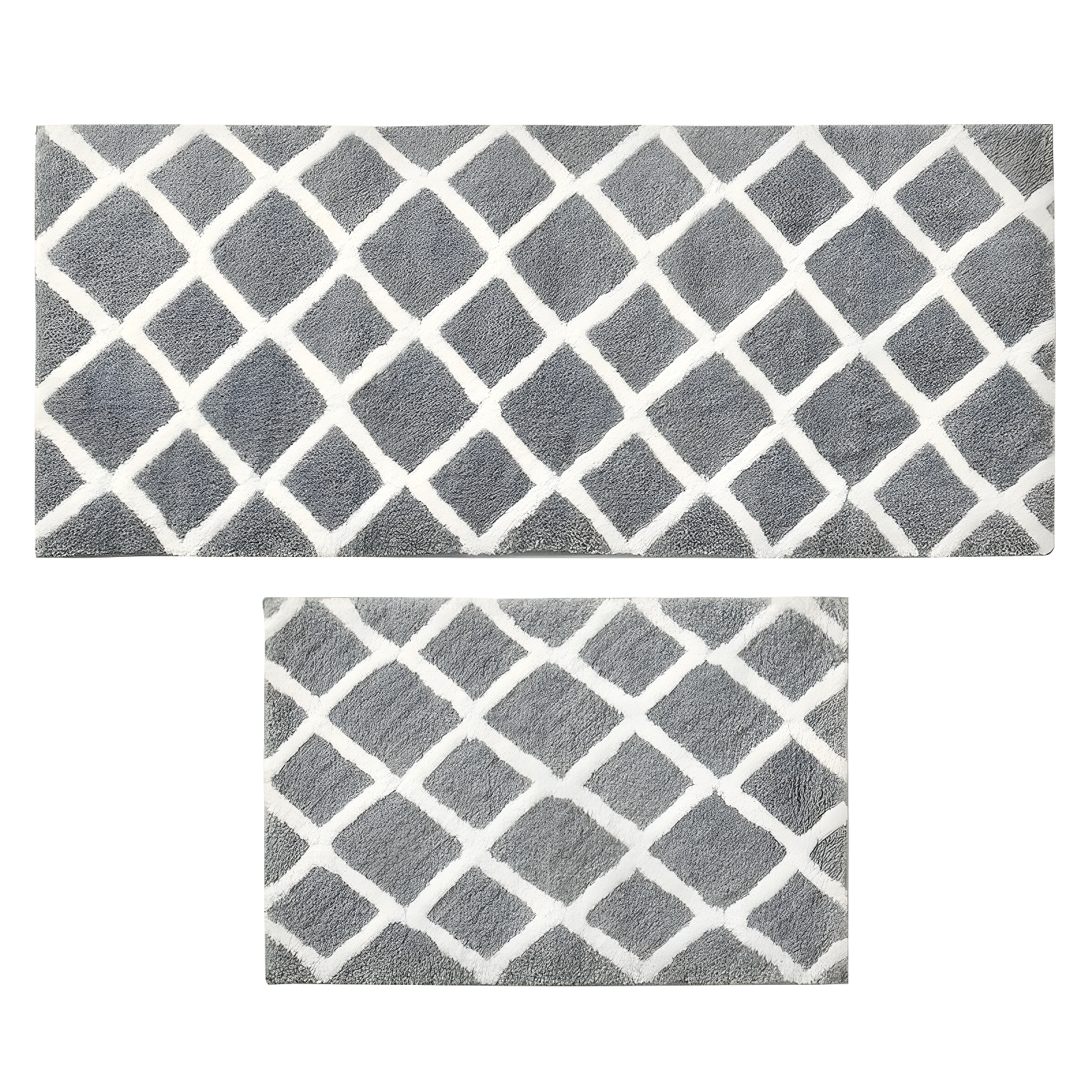 Madison Park Bittman Reversible High Pile Tufted Bath Rug