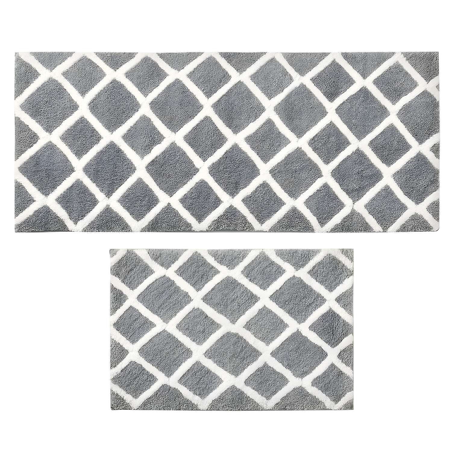 Madison Park Bittman Reversible High Pile Tufted Bath Rug