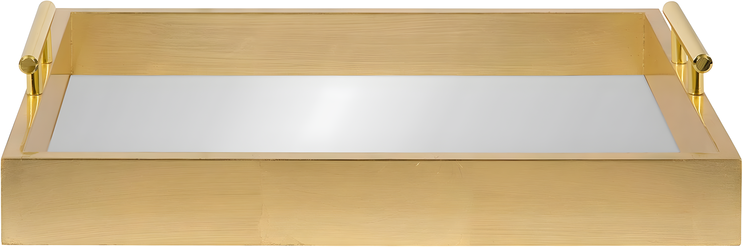 Kate and Laurel Lipton Tray, 16.5x12.25, Gold