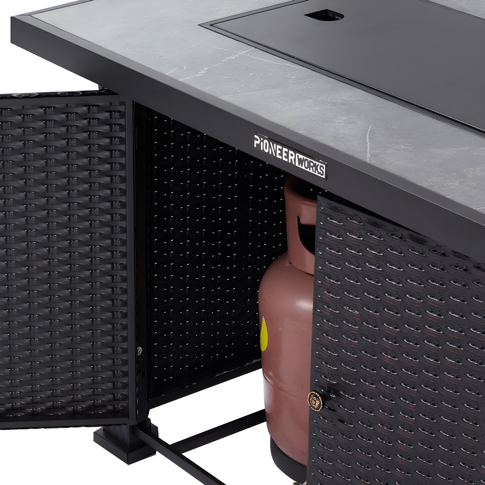 Yesurprise 25'' x 44'' Stainless Steel Fire Pit Accessory