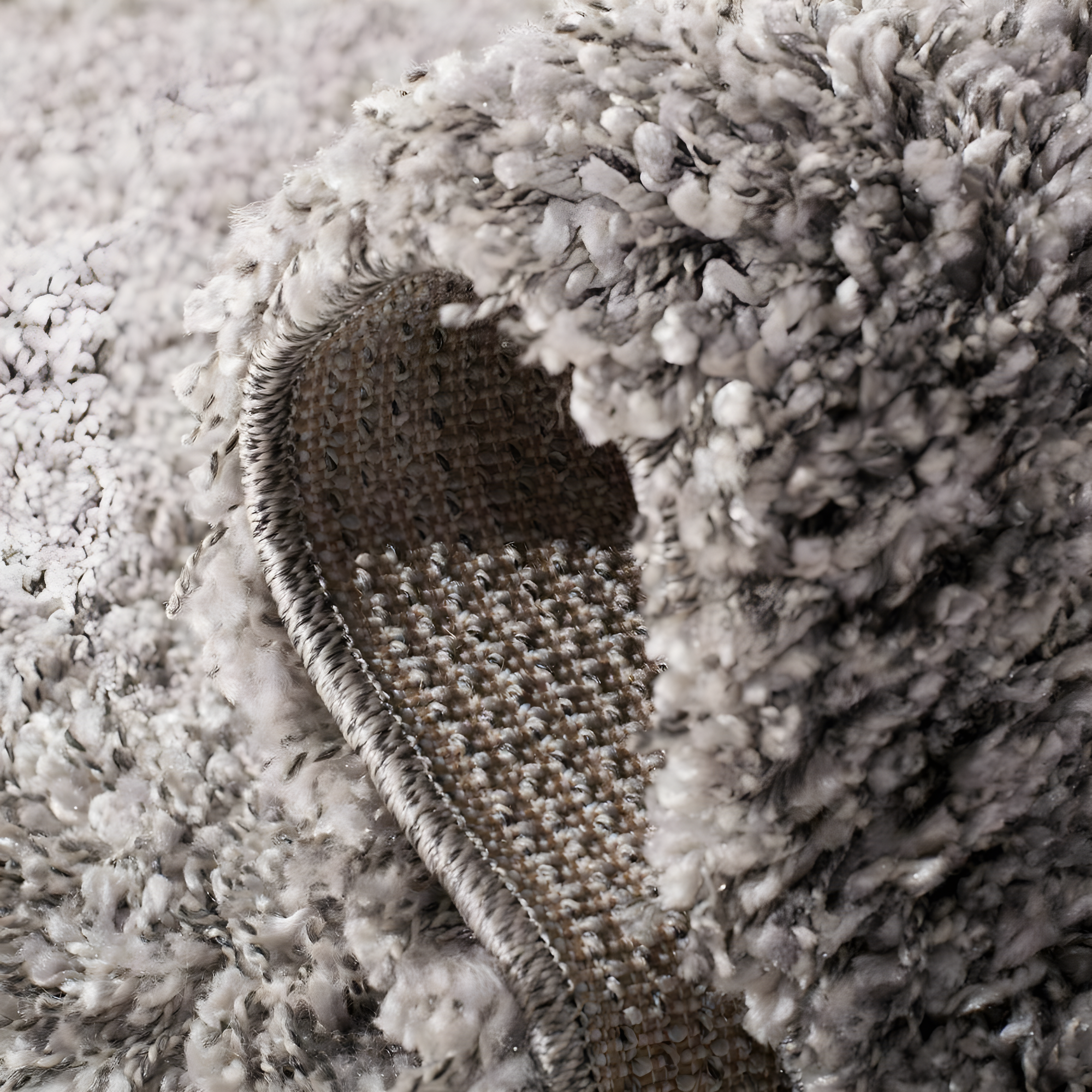 Shag SG151 Power Loomed Indoor Area Rug - Silver - 5'3"x7'6" - Safavieh.