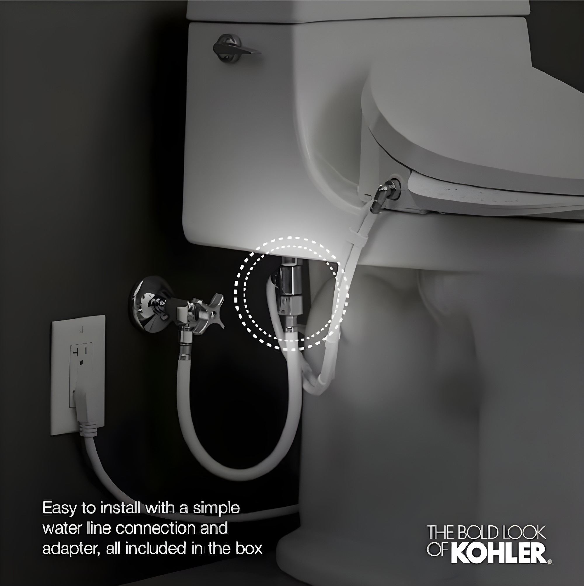 Purewash E580 Elongated Bidet Toilet Seat