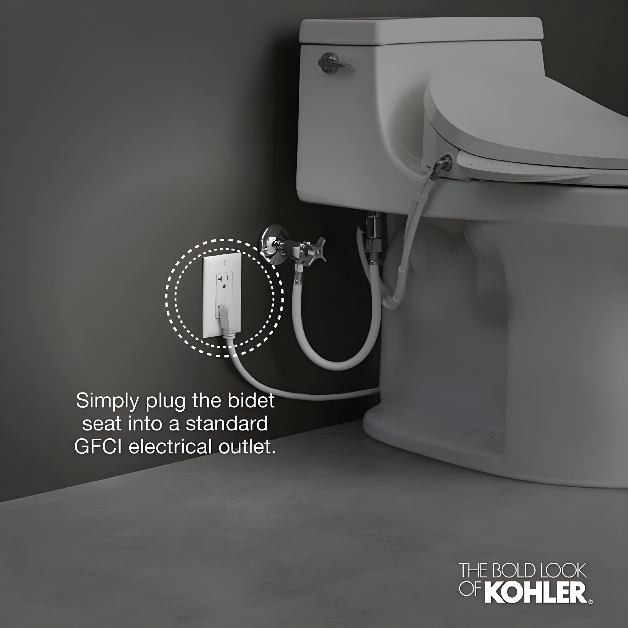 Purewash E580 Elongated Bidet Toilet Seat