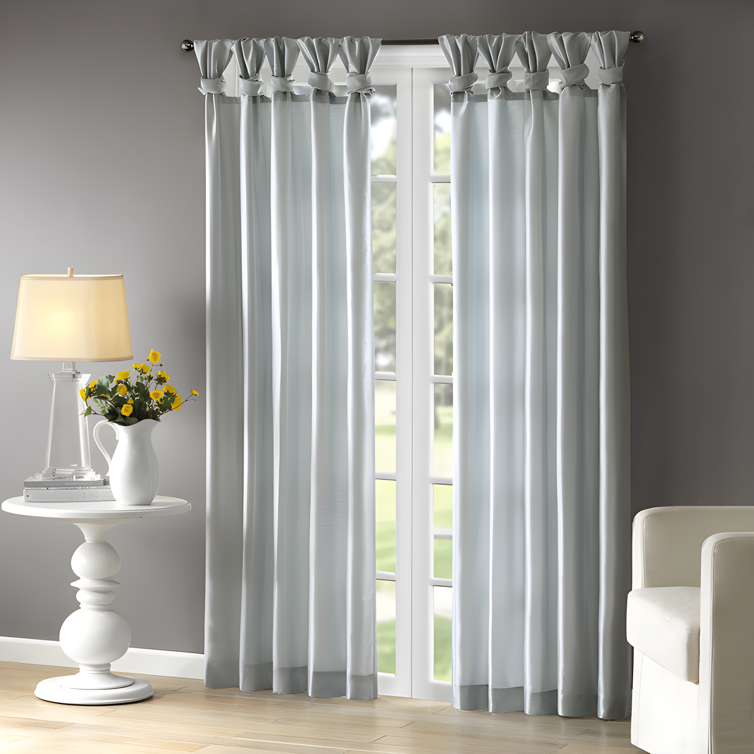 Madison Park Rivau Light-Filtering Single Curtain Panel