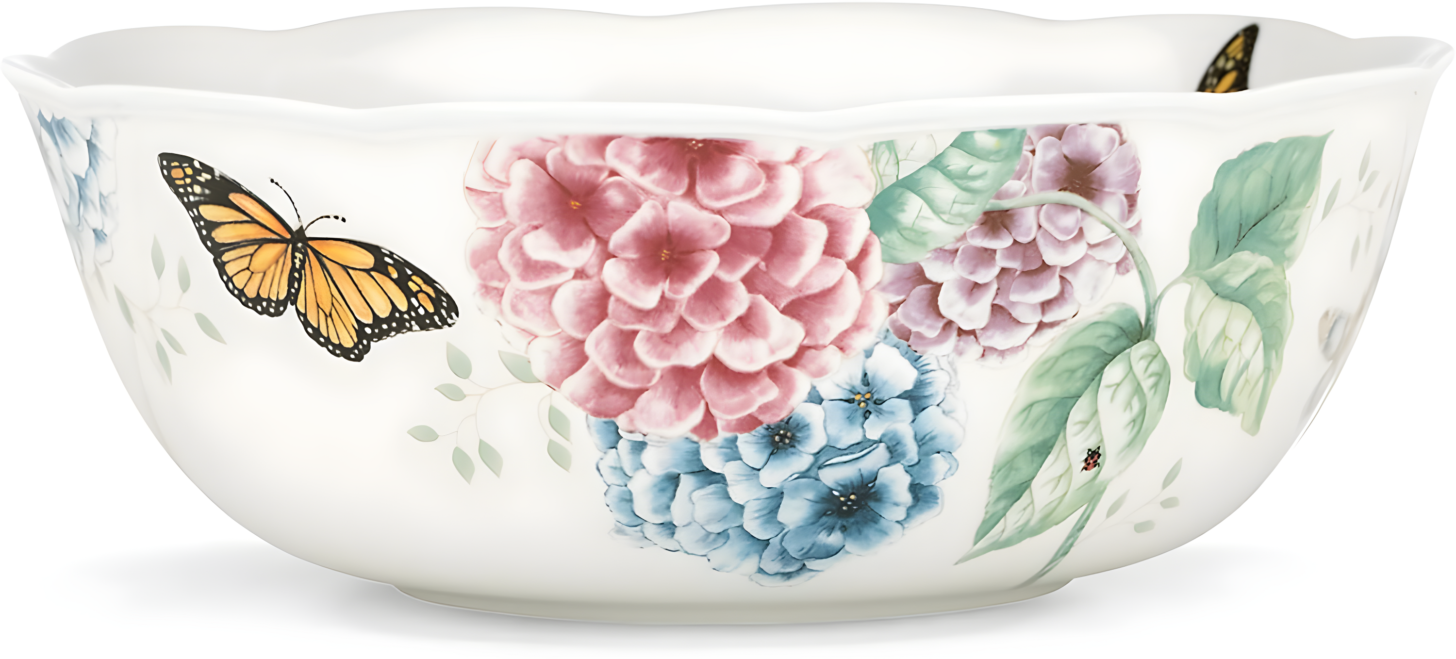 Lenox Lenox Butterfly Meadow Hydrangea Serving Bowl