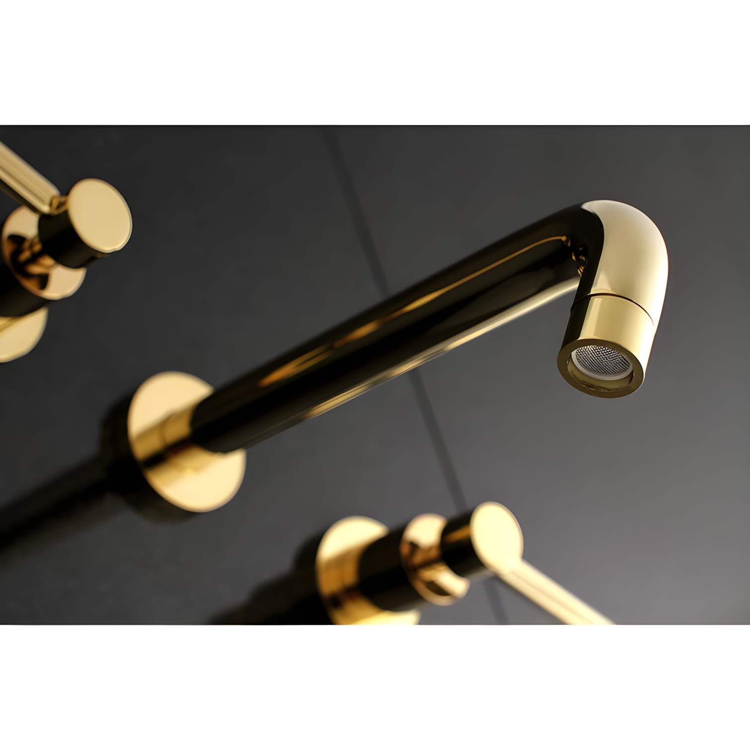 Kingston Brass Concord Two-Handle 3-Hole Wall Mount Roman Tub Faucet
