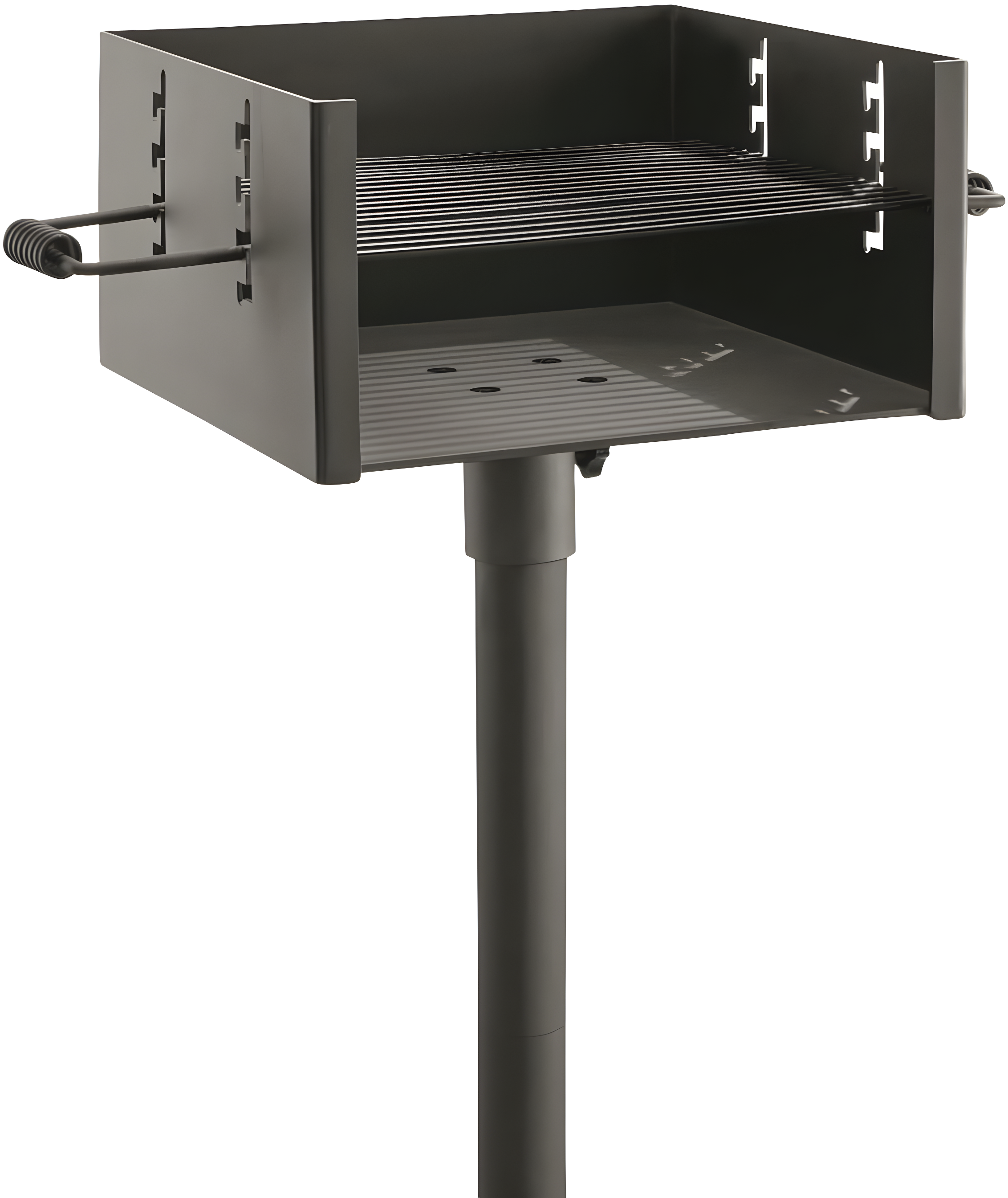 Guide Gear Large Heavy-Duty Park-Style Charcoal Grill