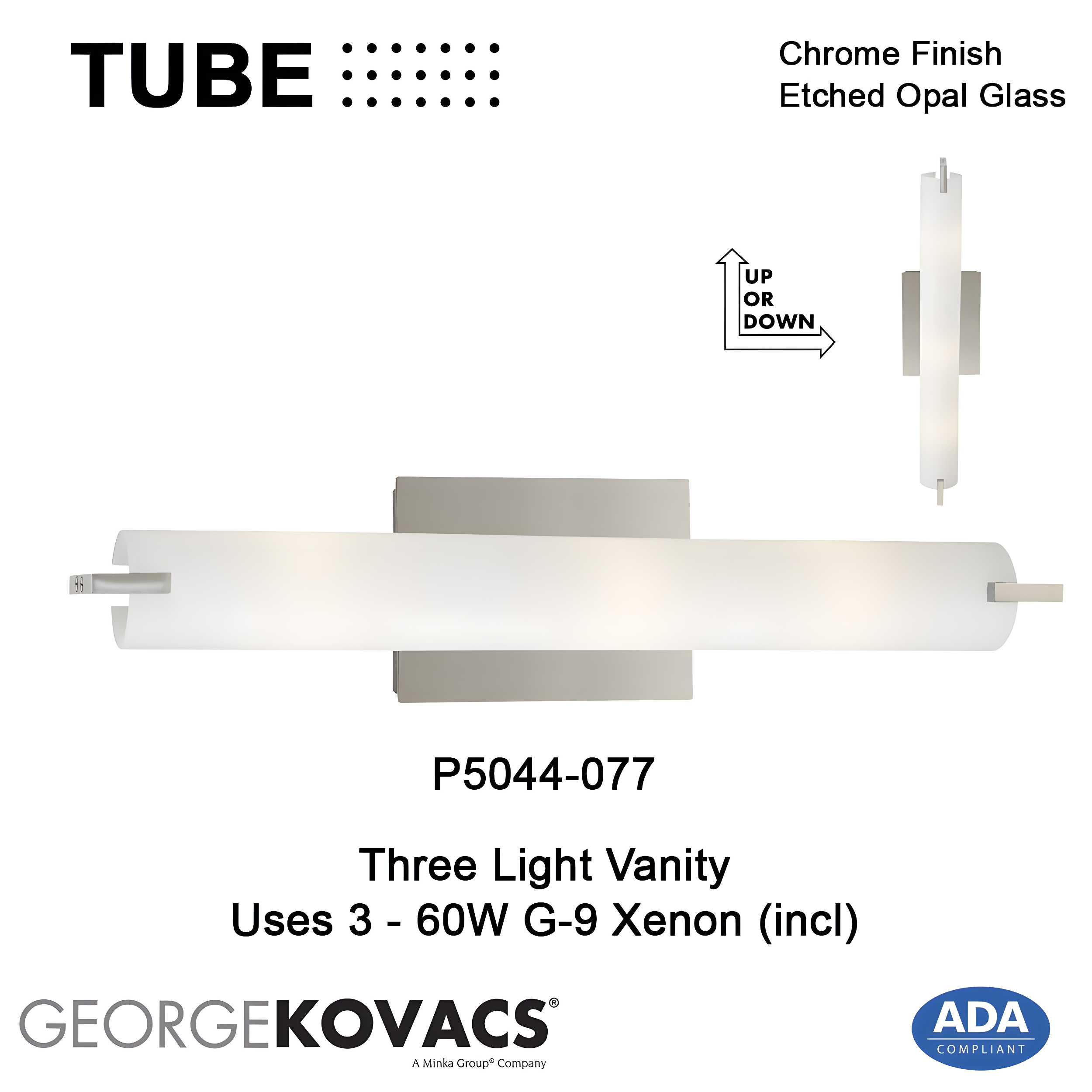 Armiah 3 - Light Dimmable Bath Bar