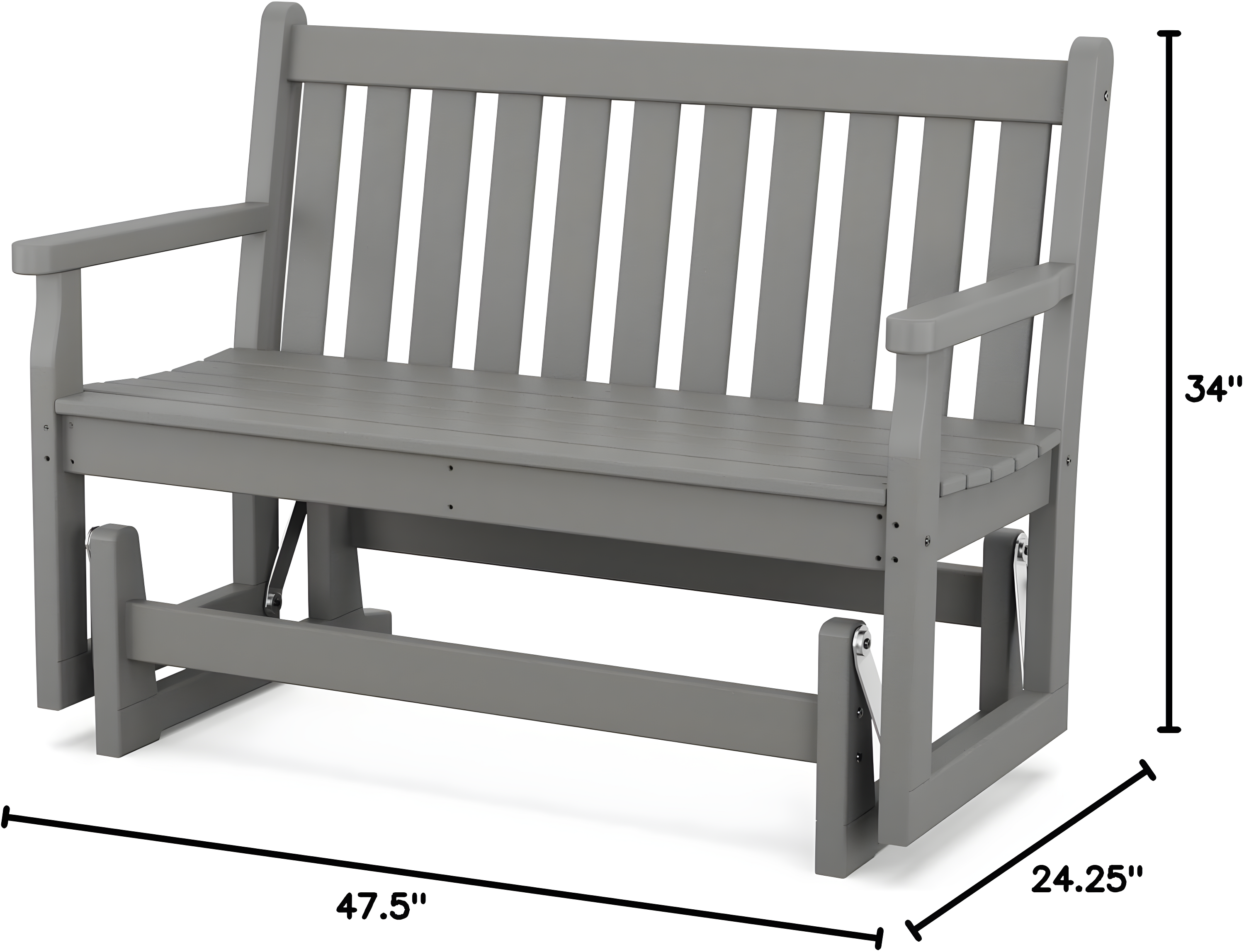 Traditional Garden 48" Glider