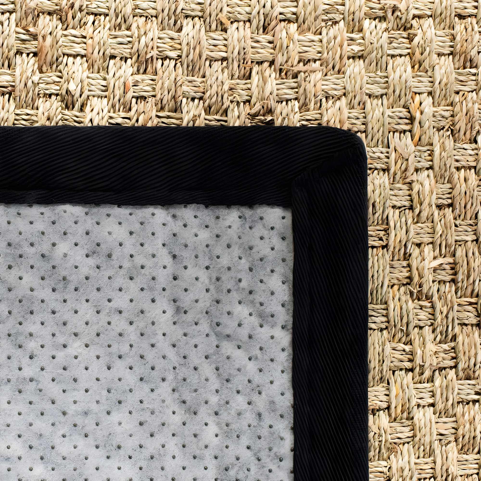 Natural Fiber NF114 Power Loomed Indoor Accent Rug - Natural/Black - 3'x5' - Safavieh.