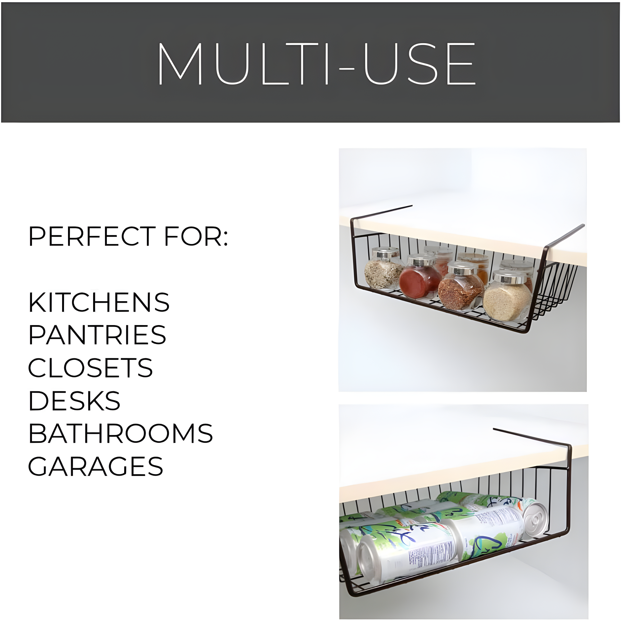 SmartDesign Under Shelf Basket