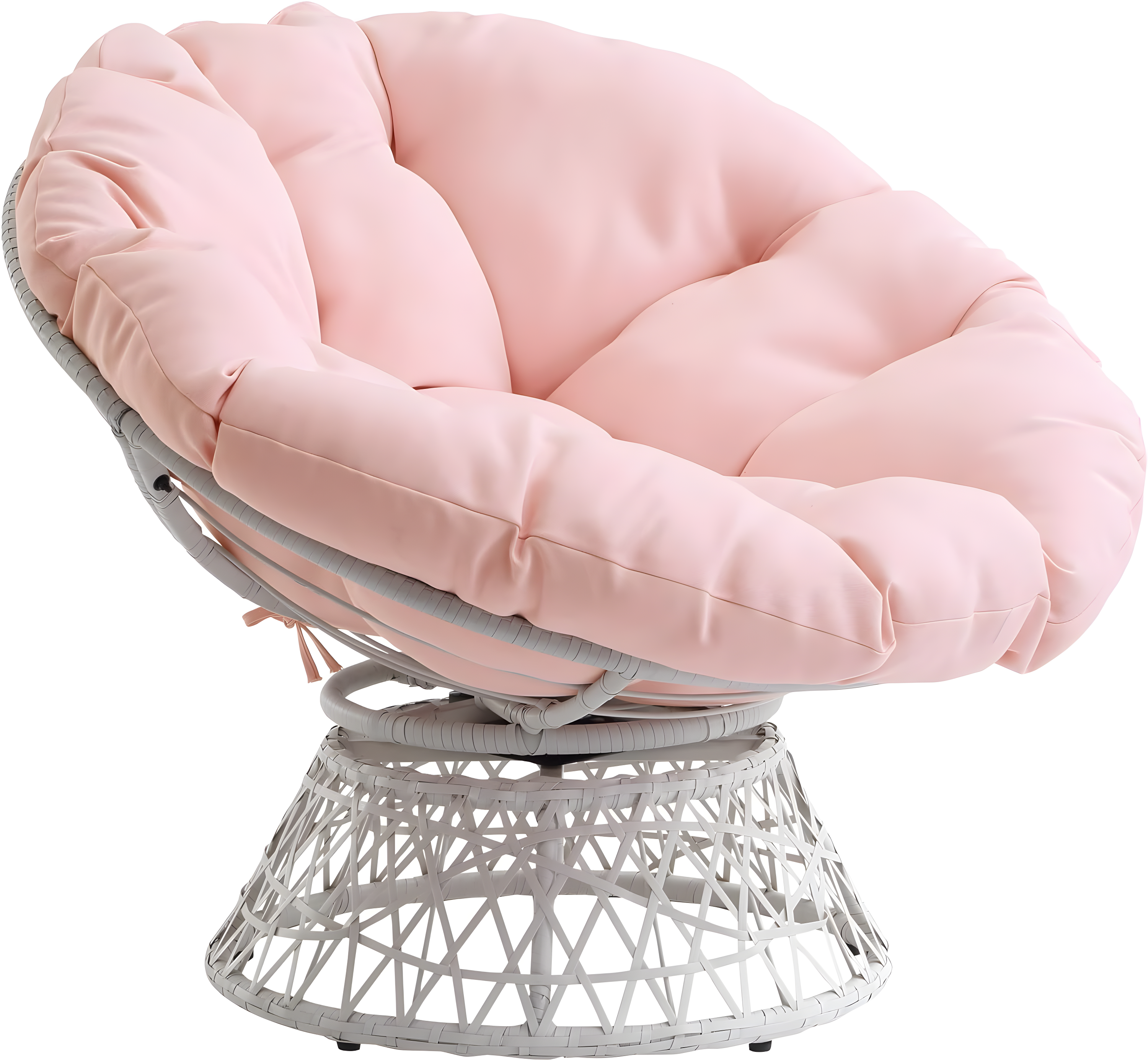 Bayou Breeze Papasan Chair with 360-Degree Swivel