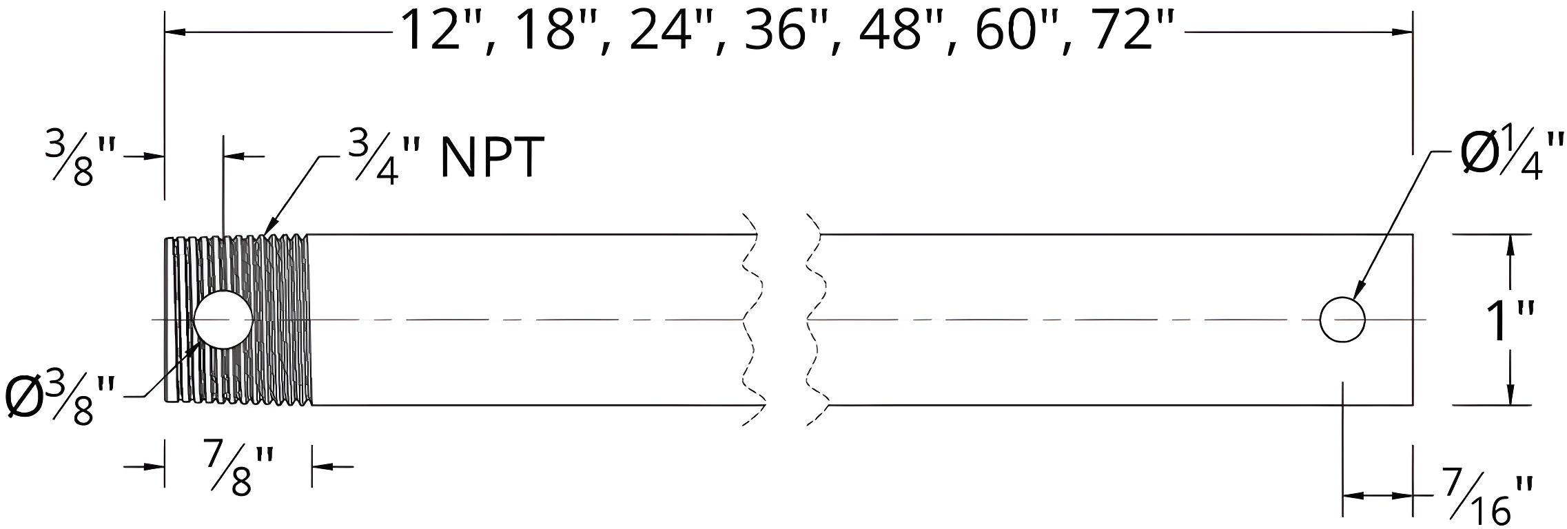 Modern Forms Ceiling Fan Downrod