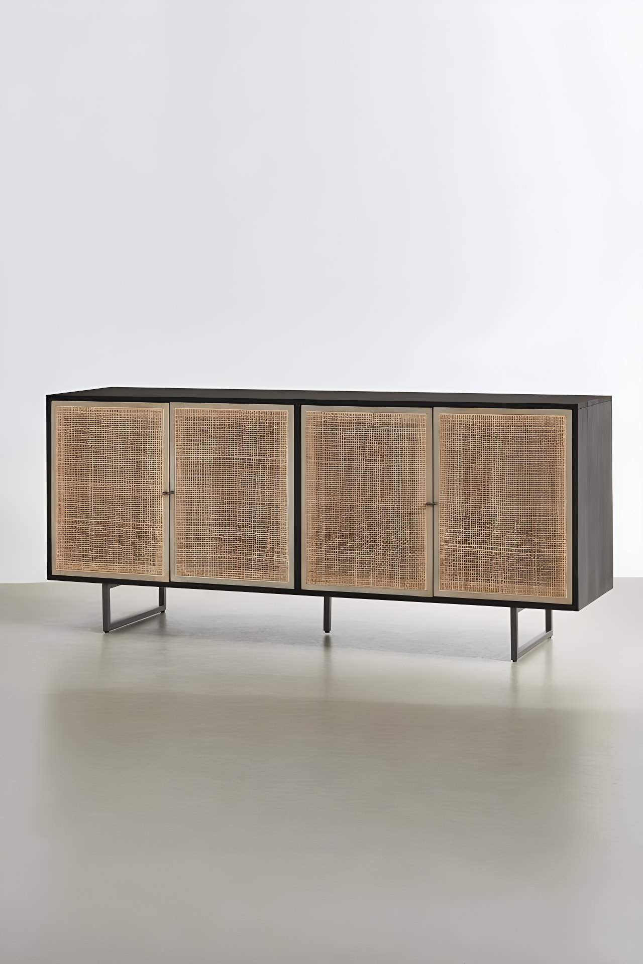 Hannah Sideboard - Black and Natural
