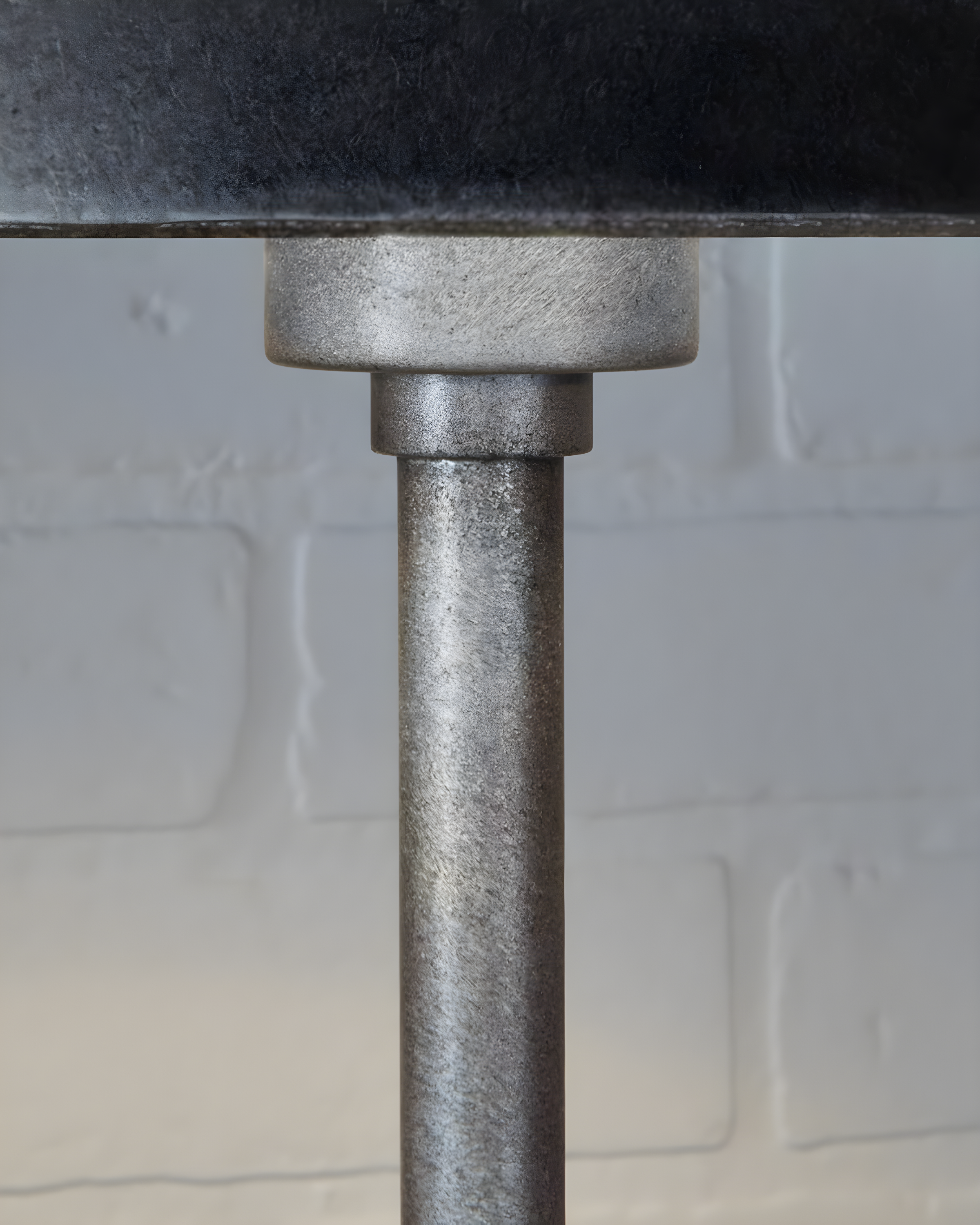 26.38" Belldunn Antique Pewter Metal Table Lamp - Signature Design by Ashley: Marble Base, UL Listed, Empire Shade