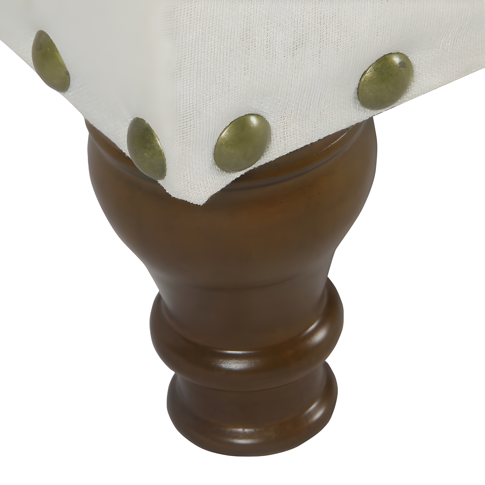 Large Storage Bench with Nailhead Trim Cream - HomePop