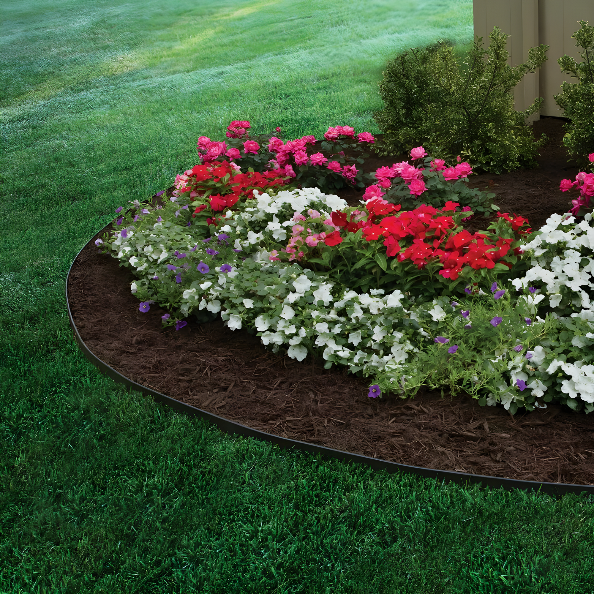Vigoro 8” x 720" Black Nylon Garden Border Edging (18 Count)