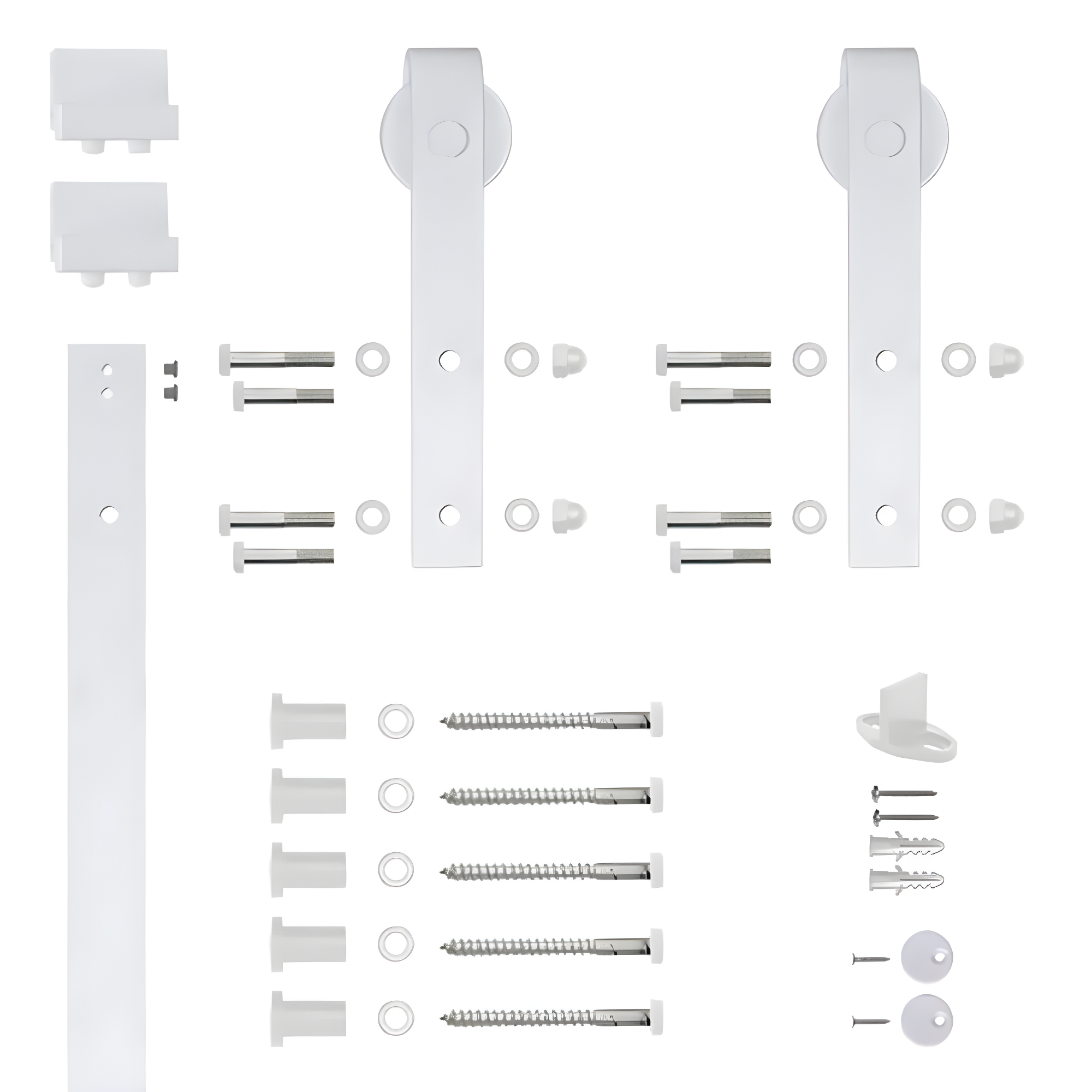 Soft Close Standard Single Barn Door Hardware Kit