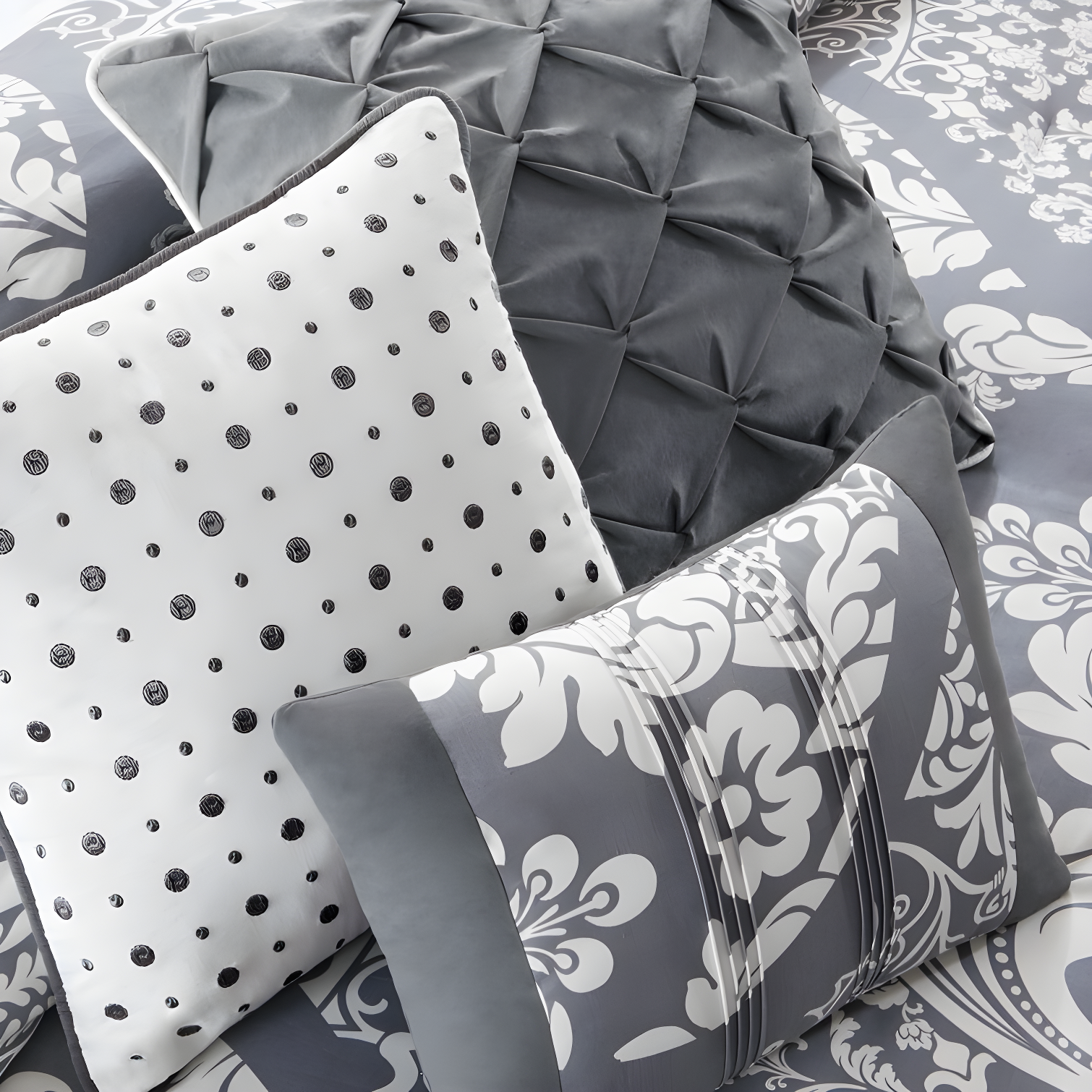 Madison Park Vienna 7 Piece Cotton Printed Comforter Set