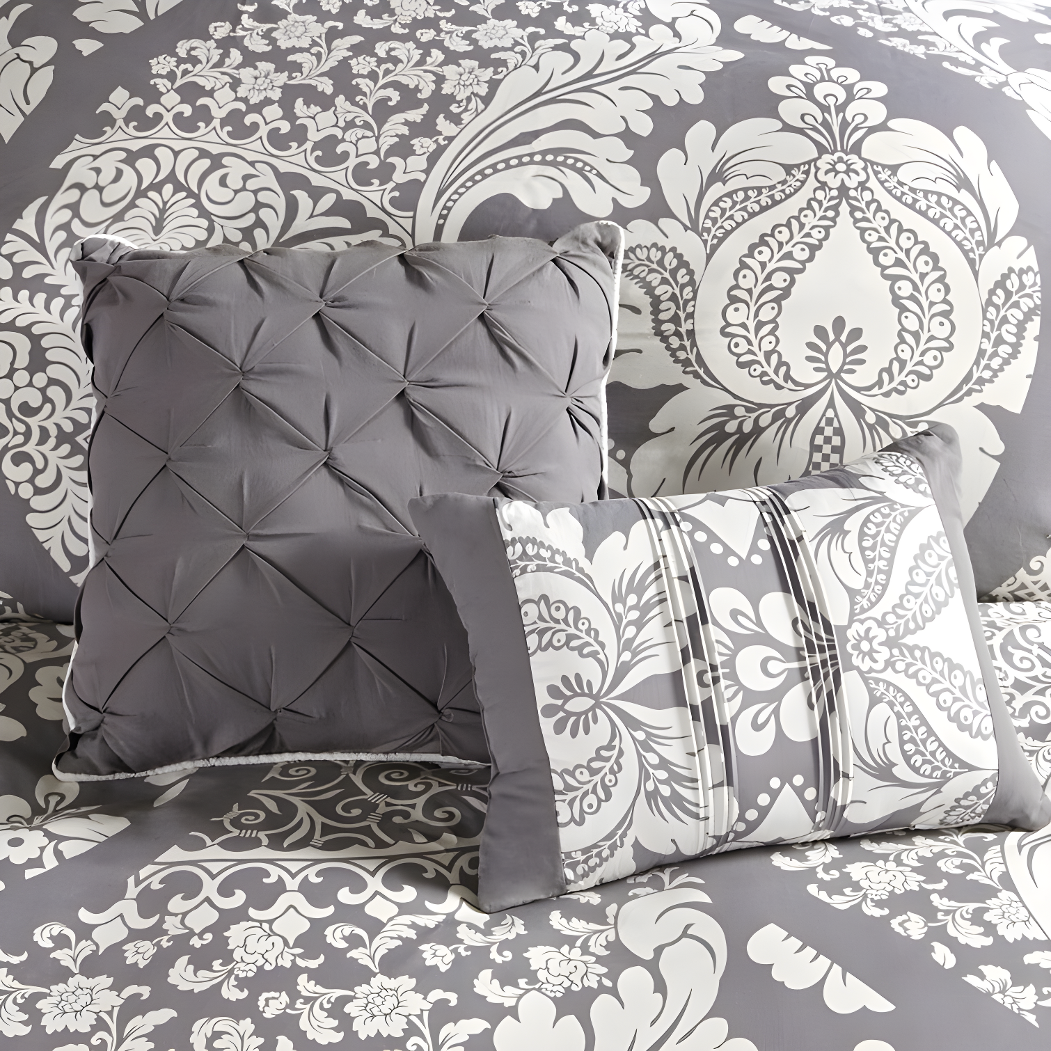 Madison Park Vienna 7 Piece Cotton Printed Comforter Set