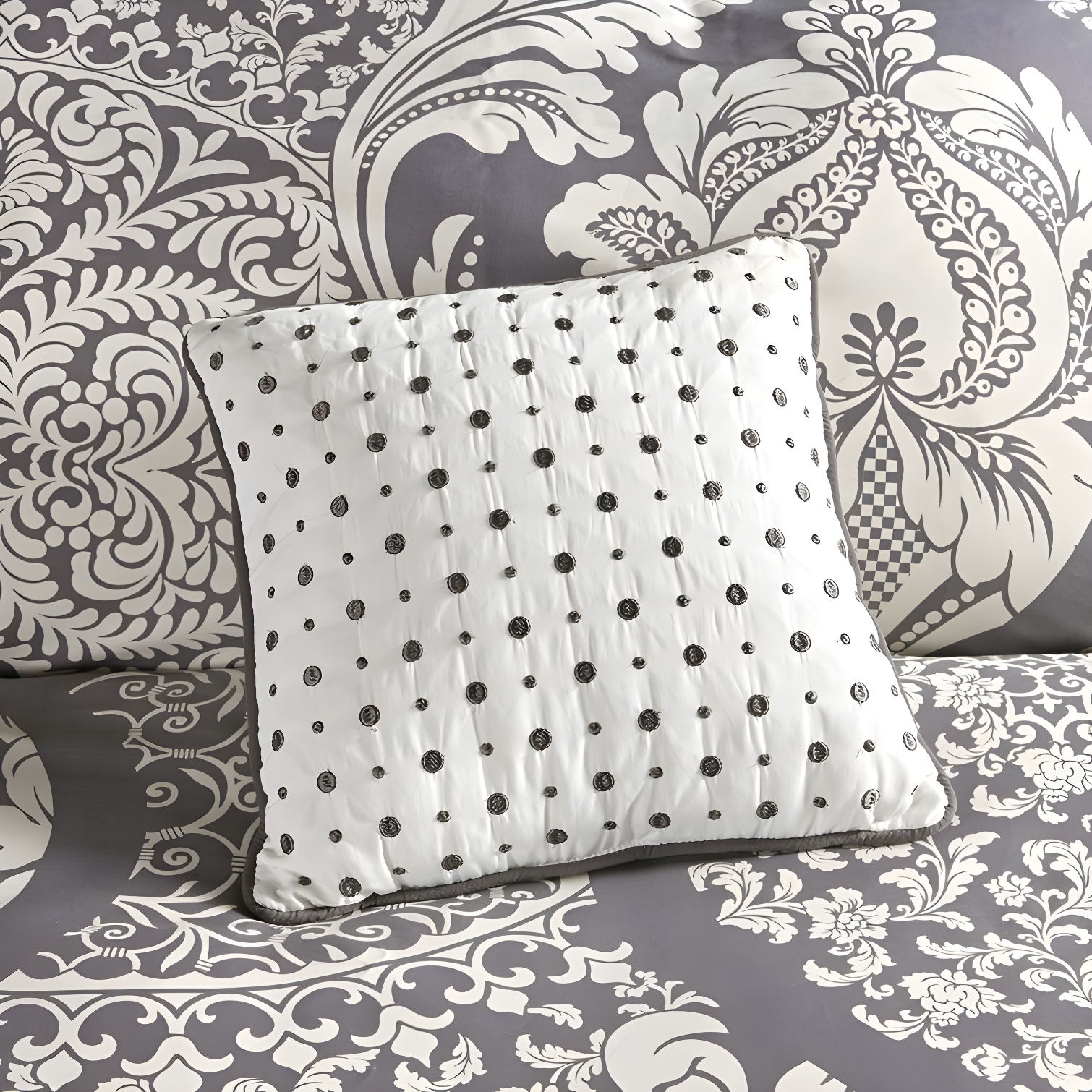 Madison Park Vienna 7 Piece Cotton Printed Comforter Set