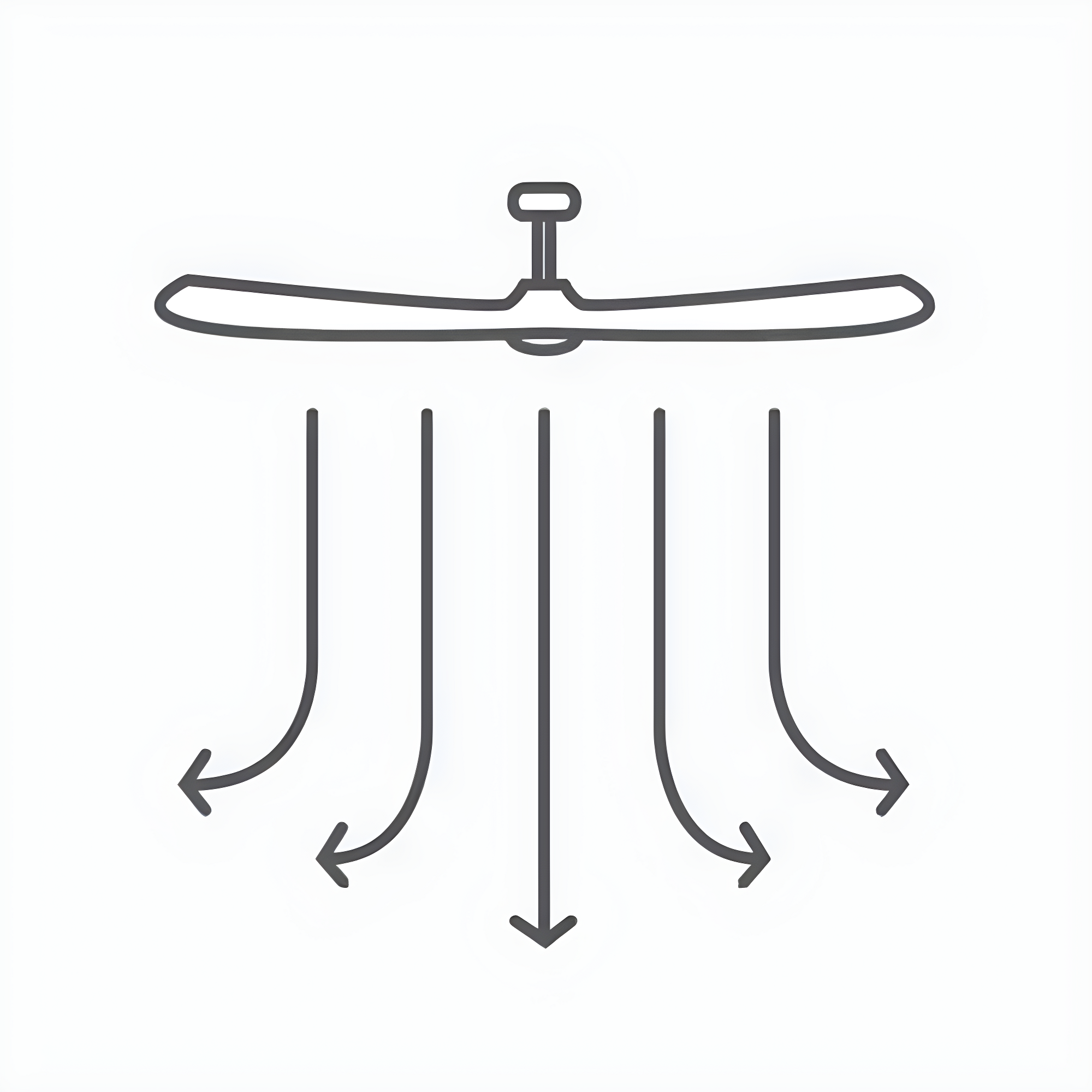 52-Inch Brushed Steel and Walnut LED Ceiling Fan