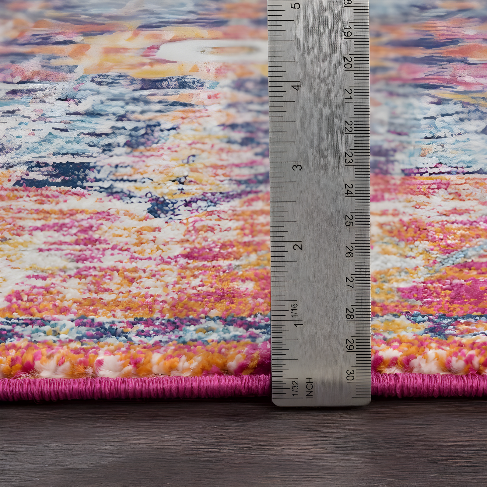 Livabliss 5'3"x7'3" Abby Traditional Rugs Teal: Medium Pile, Stain & Fade-Resistant, Indoor, Polypropylene