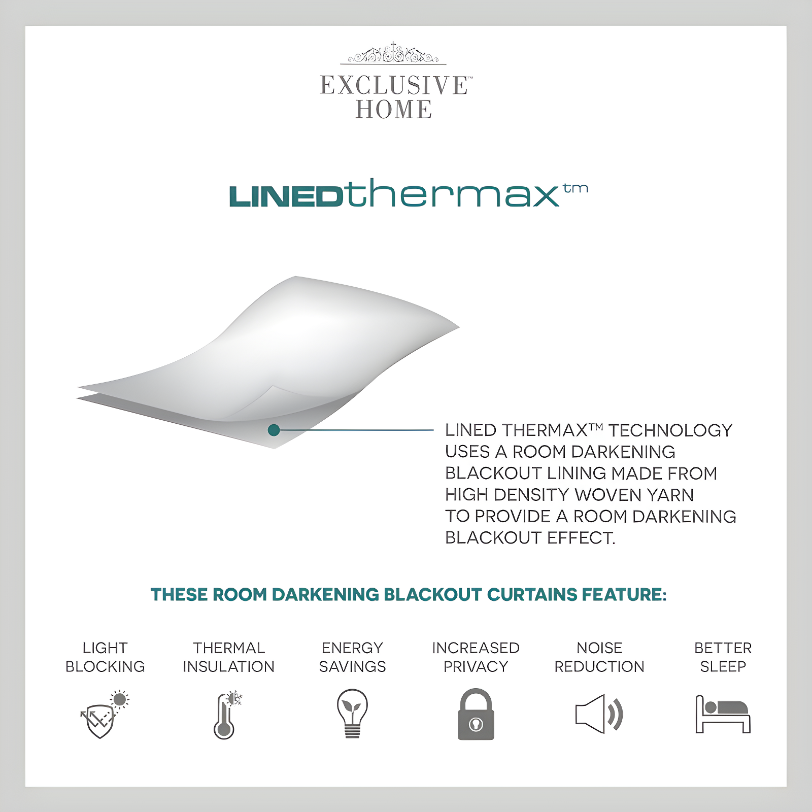 Amalgamated Textiles Exclusive Home Catarina Layered Solid Room Darkening and Sheer Hidden Tab/Rod Pocket Top Curtain Panel Pair (Set of 2)