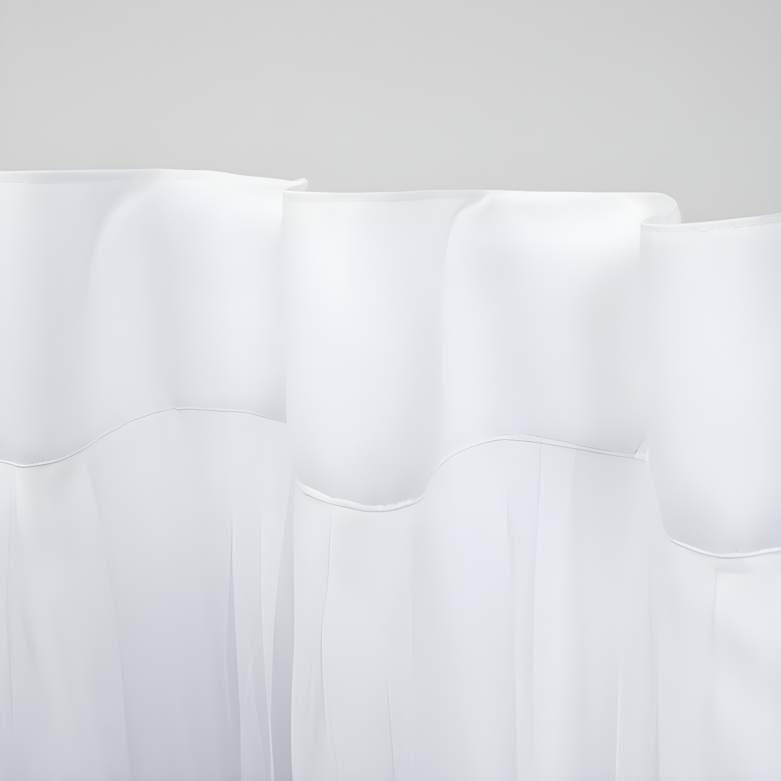 Amalgamated Textiles Exclusive Home Catarina Layered Solid Room Darkening and Sheer Hidden Tab/Rod Pocket Top Curtain Panel Pair (Set of 2)