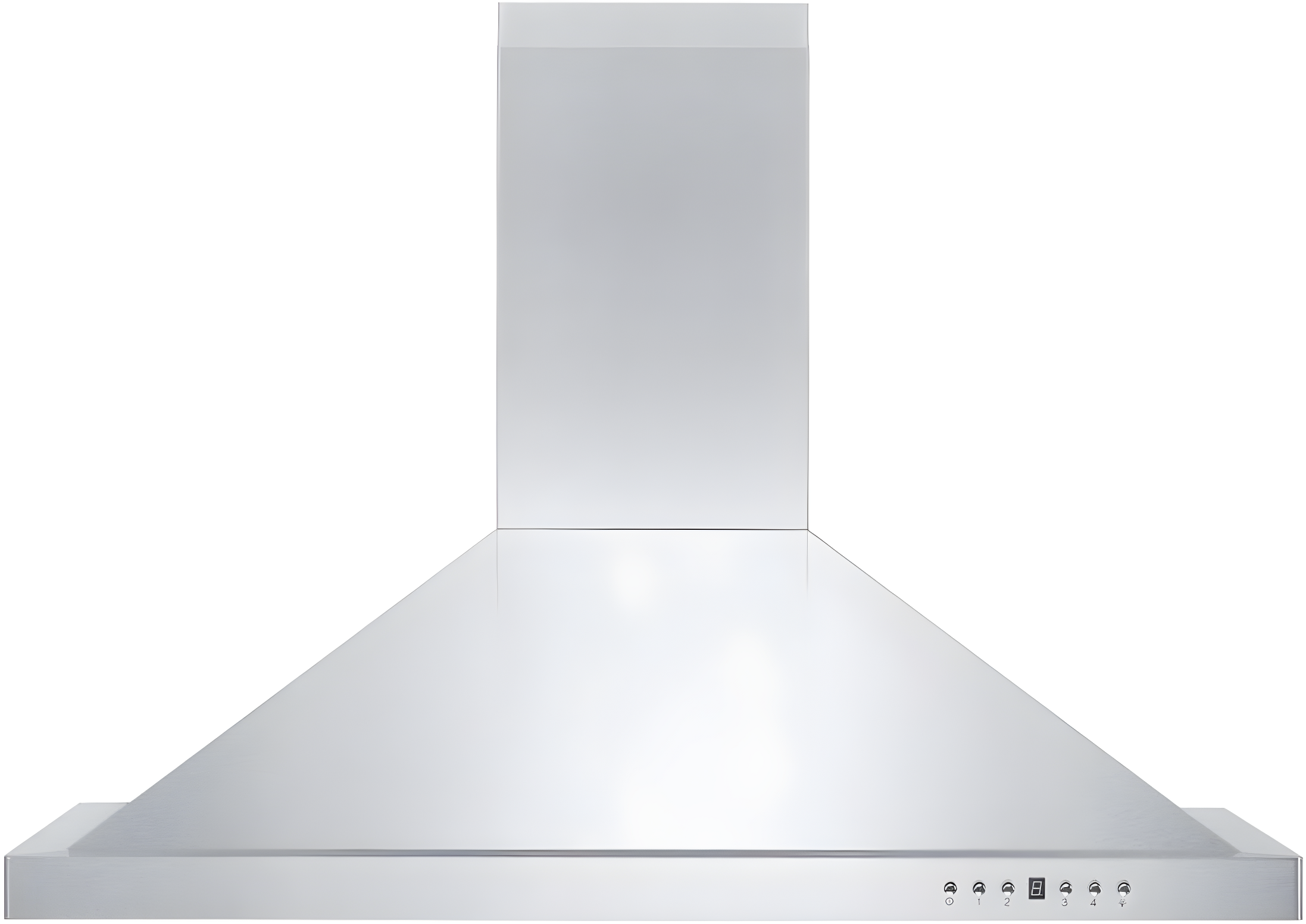 36" 400 CFM Convertible Wall Mount Range Hood in Brushed Stainless Steel