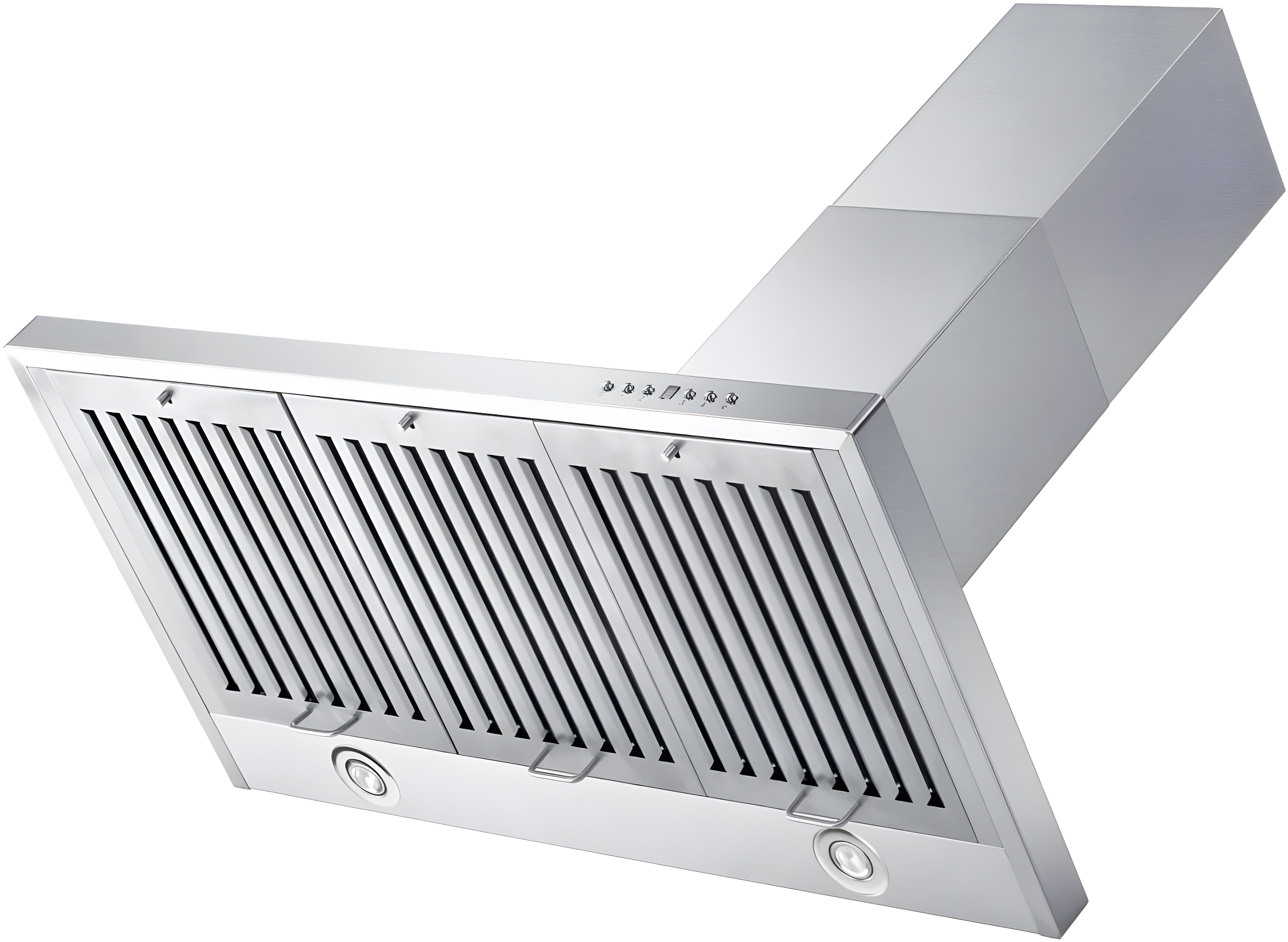 36" 400 CFM Convertible Wall Mount Range Hood in Brushed Stainless Steel