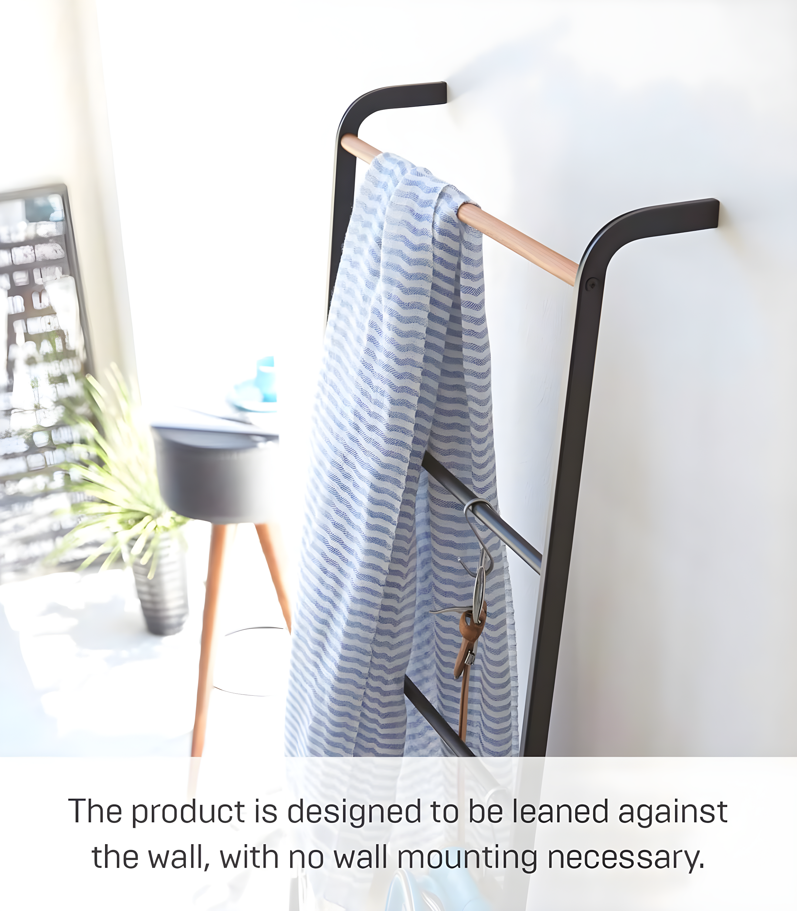 Yamazaki Home Leaning Ladder Rack, Steel
