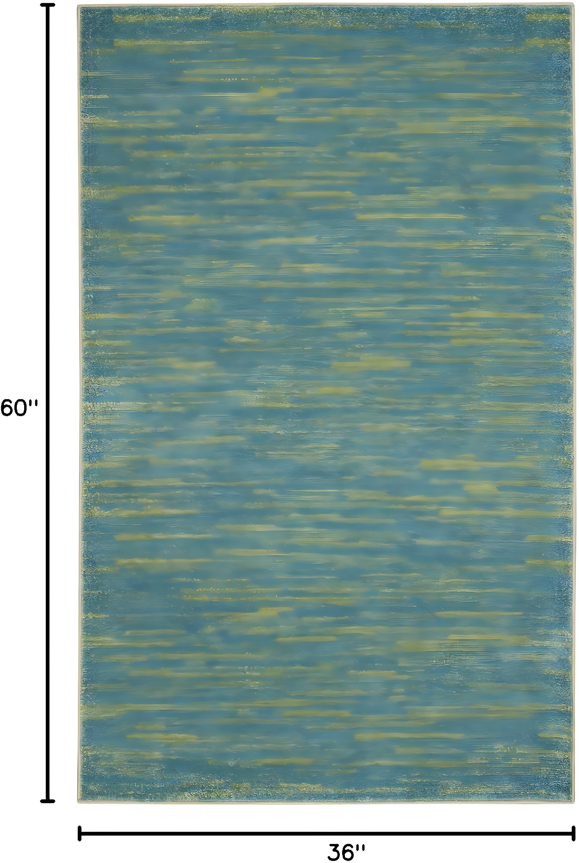 Nourison Nourison Essentials NRE01 Indoor/outdoor Area Rug - Blue Green 3' x 5'