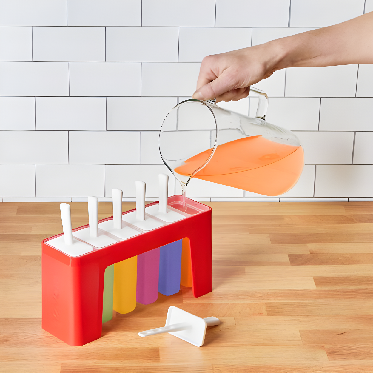 Tovolo Modern Pop Molds with Tray (Set of 6) (Set of 6)