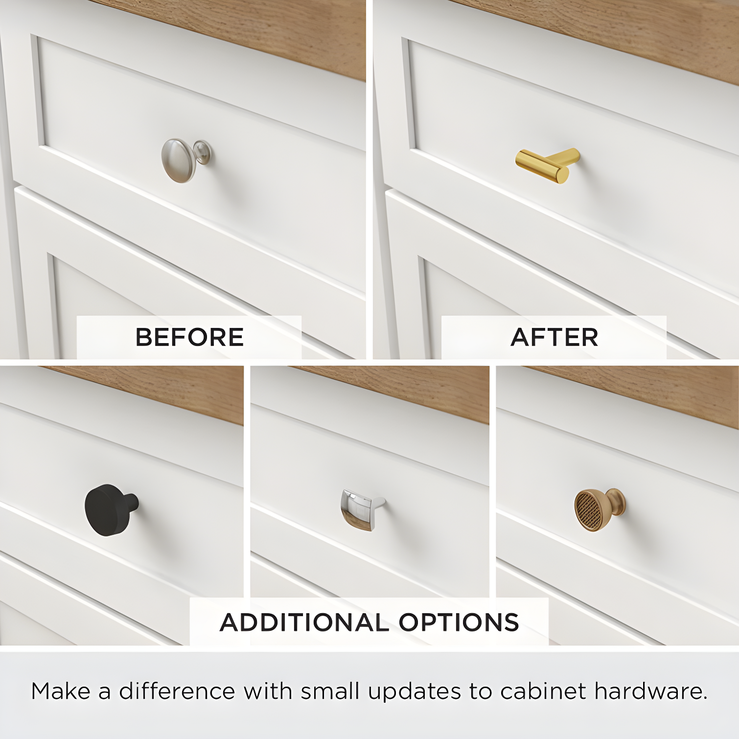 Parow 1.1457'' Square Knob