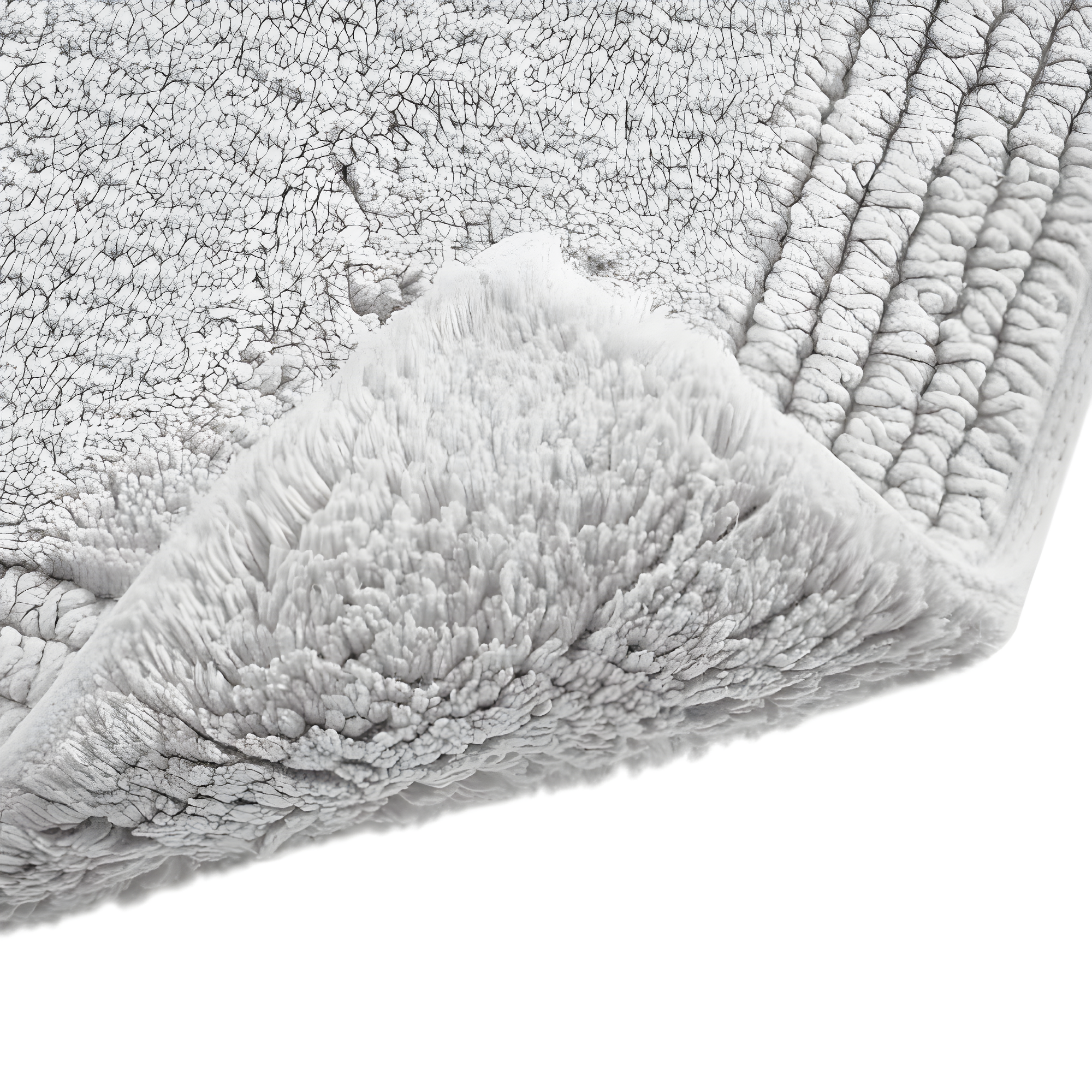 Splendor 100% Cotton Tufted 3000 GSM Reversible Bath Rug