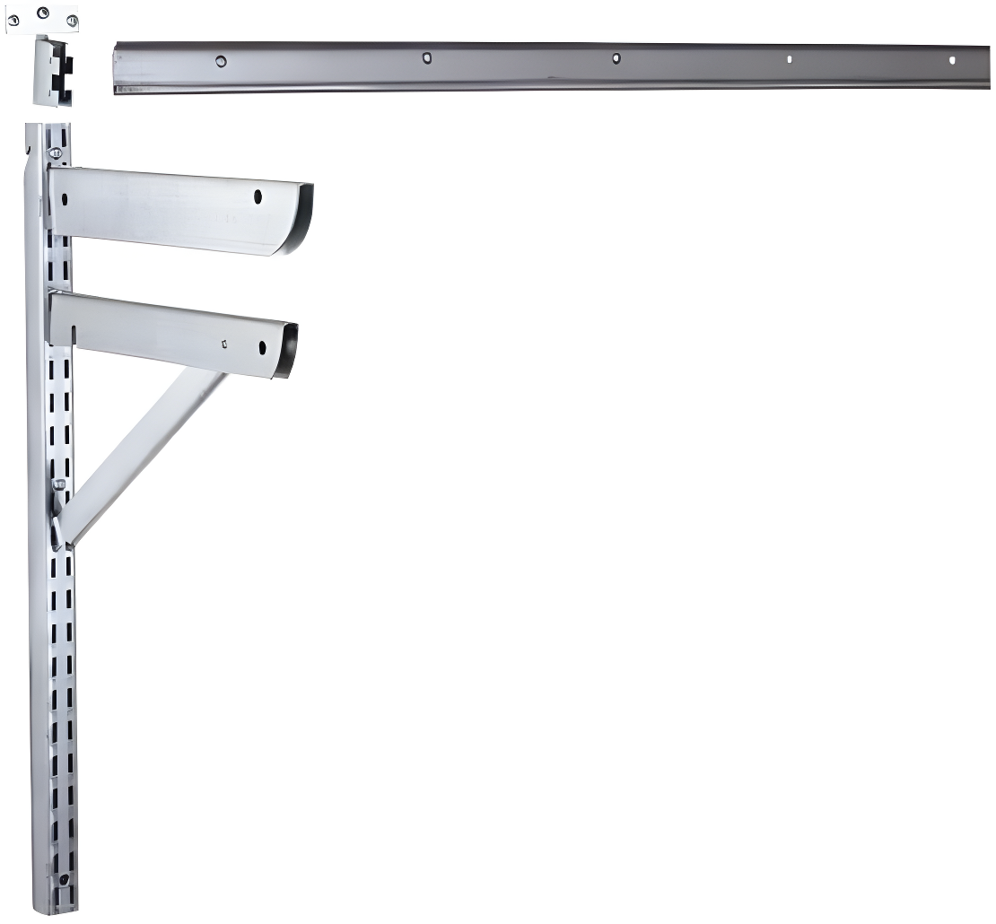 Knape and Vogt 6' Fast Mount Wall Standard