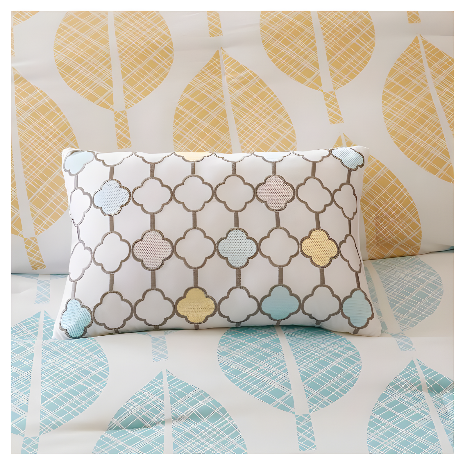 Madison Park Essentials Central Park Modern & Contemporary Comforter Set with Cotton Bed Sheets & Reviews | Wayfair
