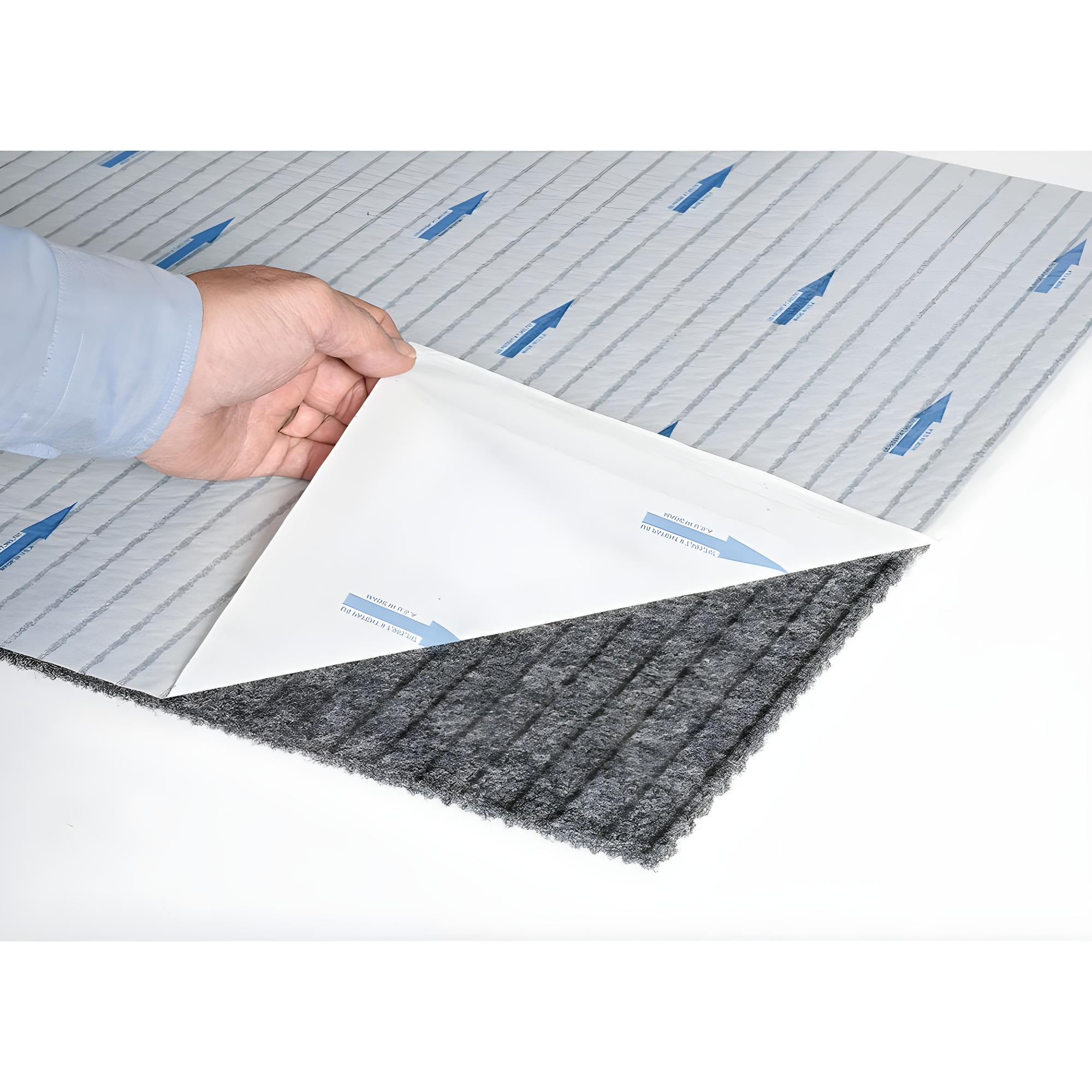 Foss Floors Denim 24'√¢¬Ä¬ô x 24√¢¬Ä¬ô' Peel and Stick Indoor/Outdoor Carpet Tile 60 sq ft 15 Piece