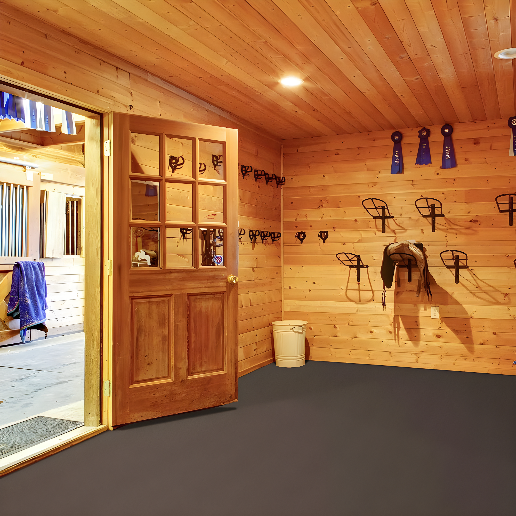 Foss Floors Denim 24'√¢¬Ä¬ô x 24√¢¬Ä¬ô' Peel and Stick Indoor/Outdoor Carpet Tile 60 sq ft 15 Piece