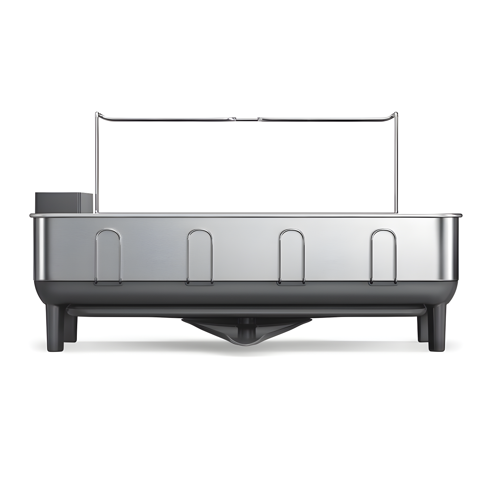 Simplehuman Kitchen Dish Drying Rack, Brushed Stainless Steel