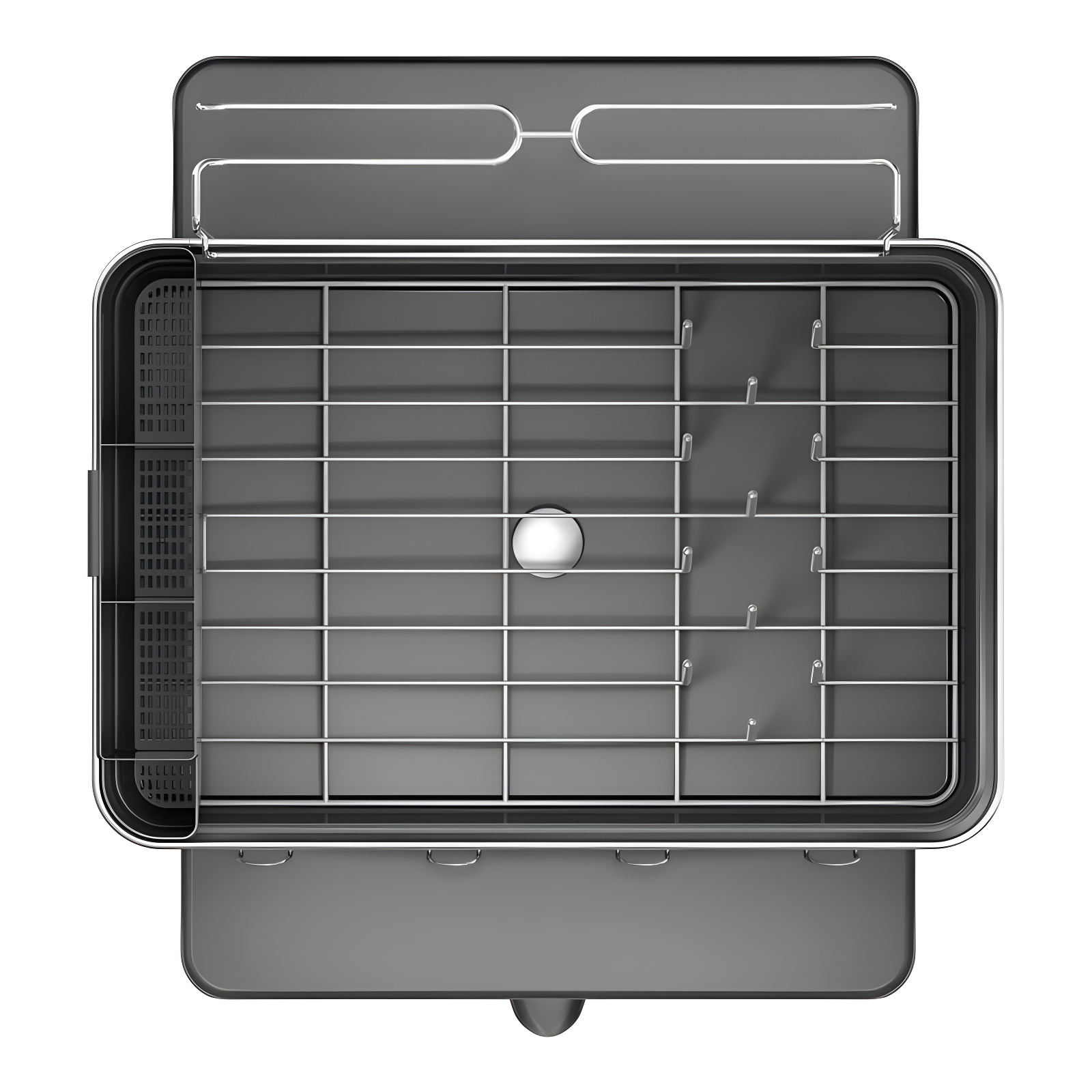 Simplehuman Kitchen Dish Drying Rack, Brushed Stainless Steel