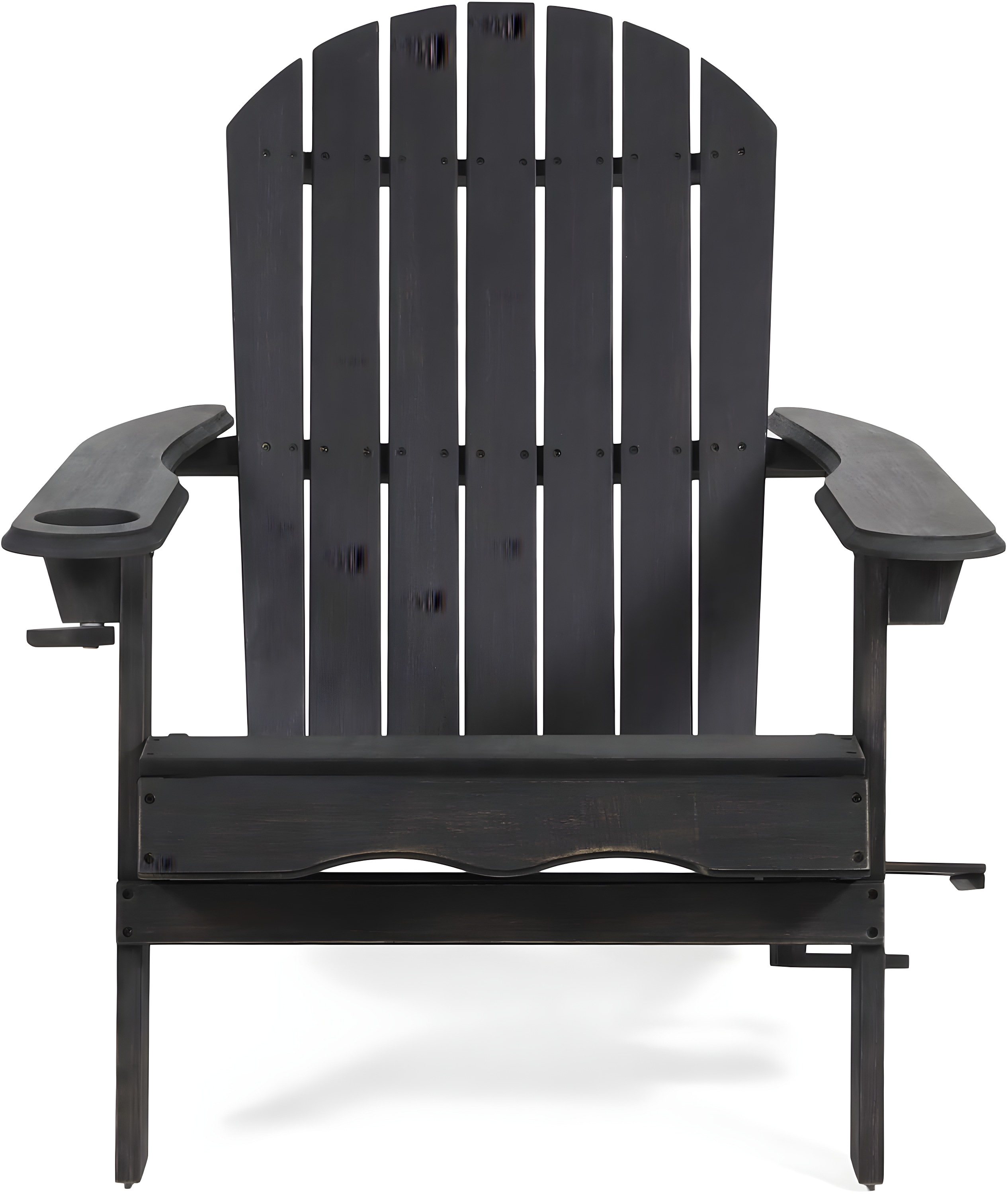 2pk Bellwood Outdoor Acacia Wood Folding Adirondack Chairs Dark Gray - Christopher Knight Home