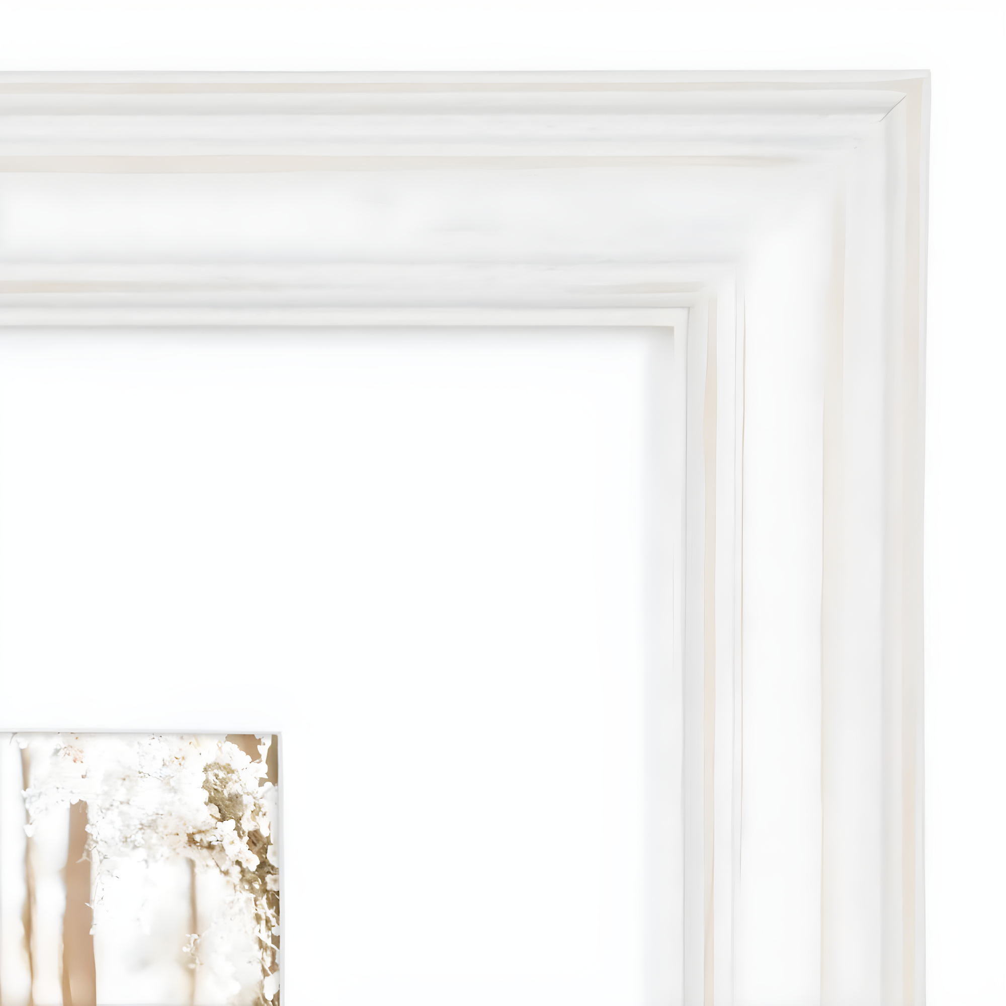 10pc Bordeaux Frame Box Set White - Kate & Laurel All Things Decor