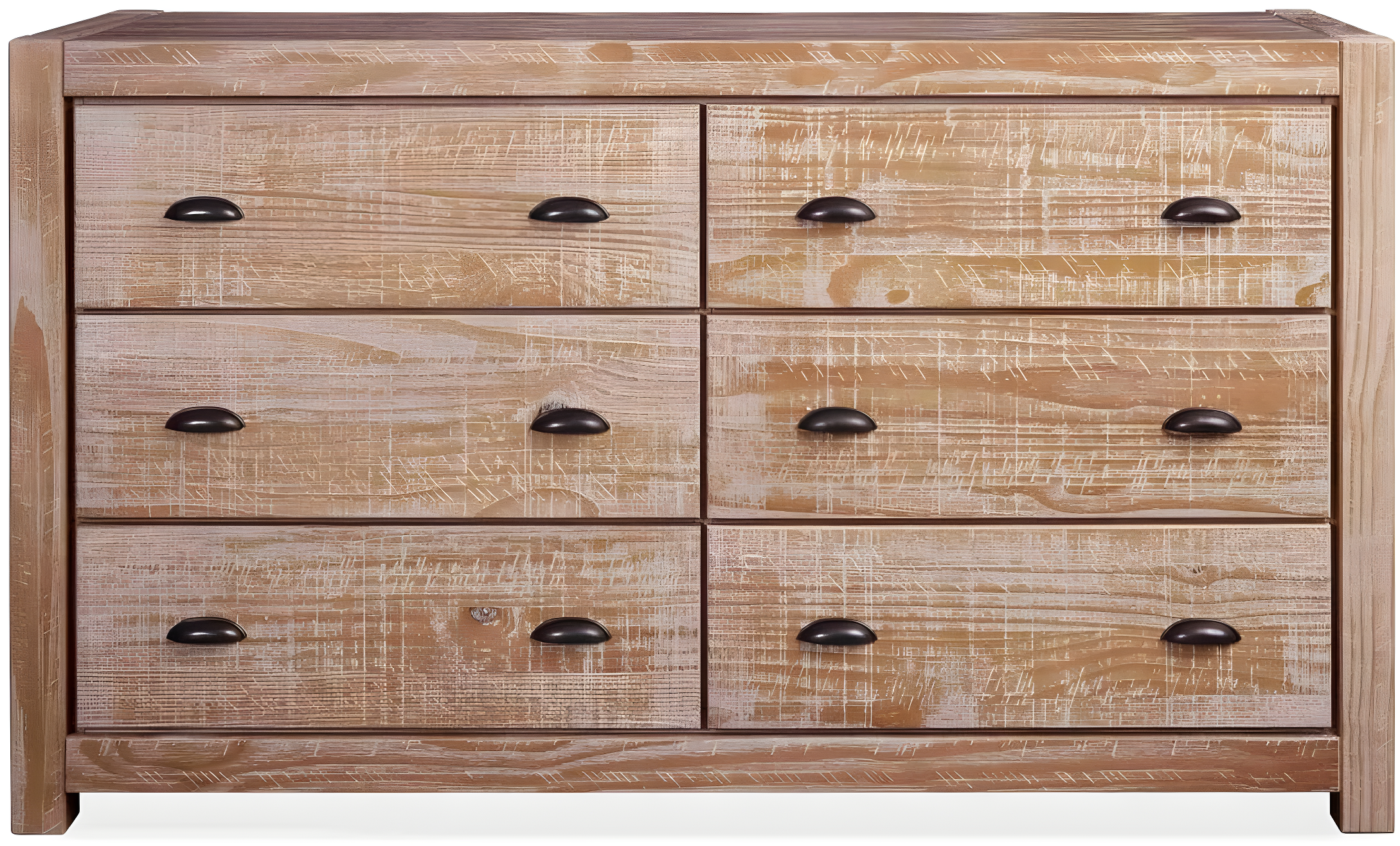 Montauk Solid Wood 59.5'' W 6 - Drawer Dresser