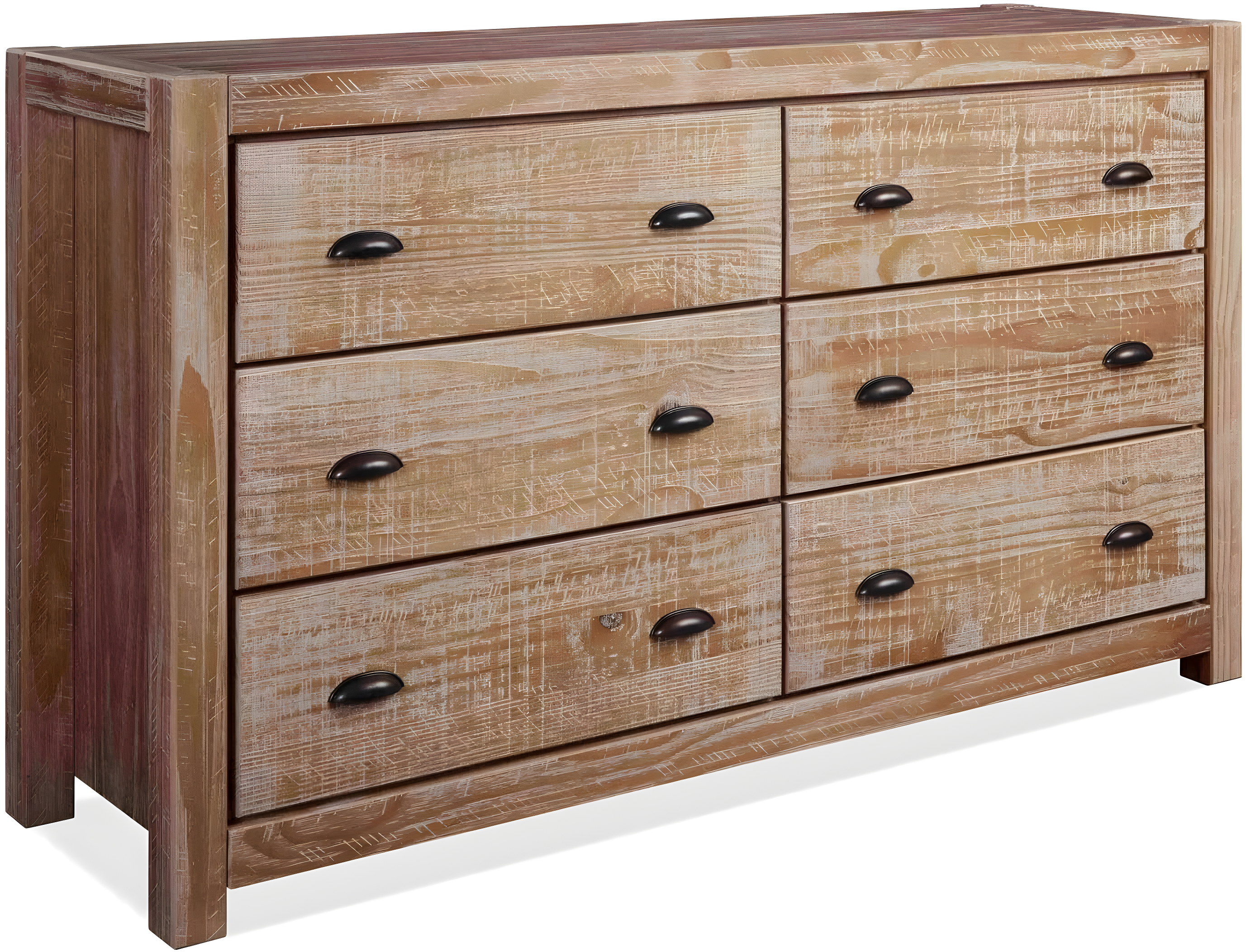 Montauk Solid Wood 59.5'' W 6 - Drawer Dresser