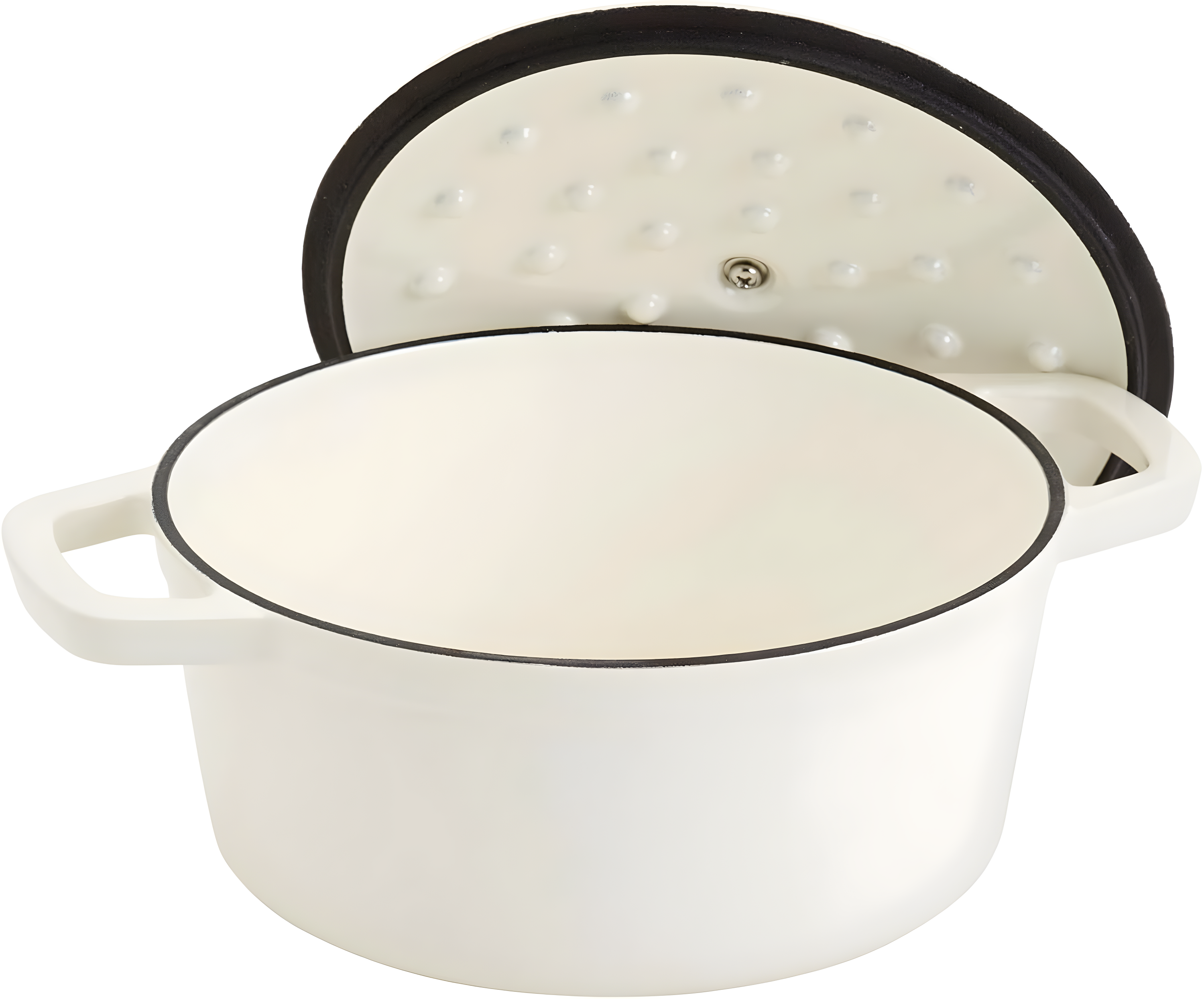 Smith & Clark - Round Enamel Cast Iron Dutch Oven