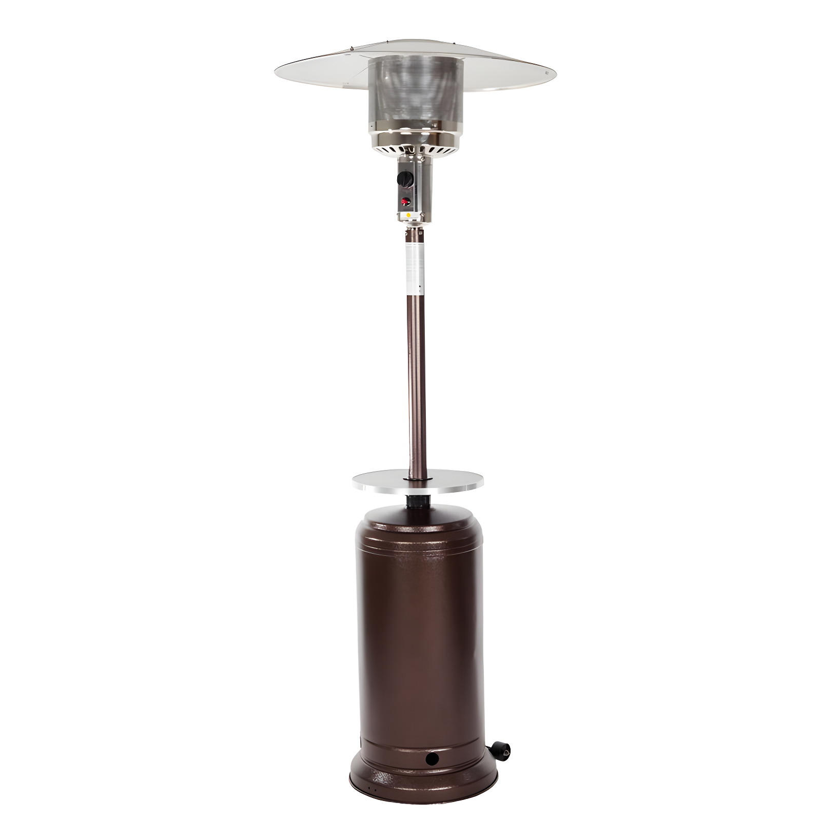 Fire Sense Fire Sense Adjustable Table for Patio Heater Stainless Steel Construction, Fits heaters with 2-1/2” Diameter Posts-16" Diameter