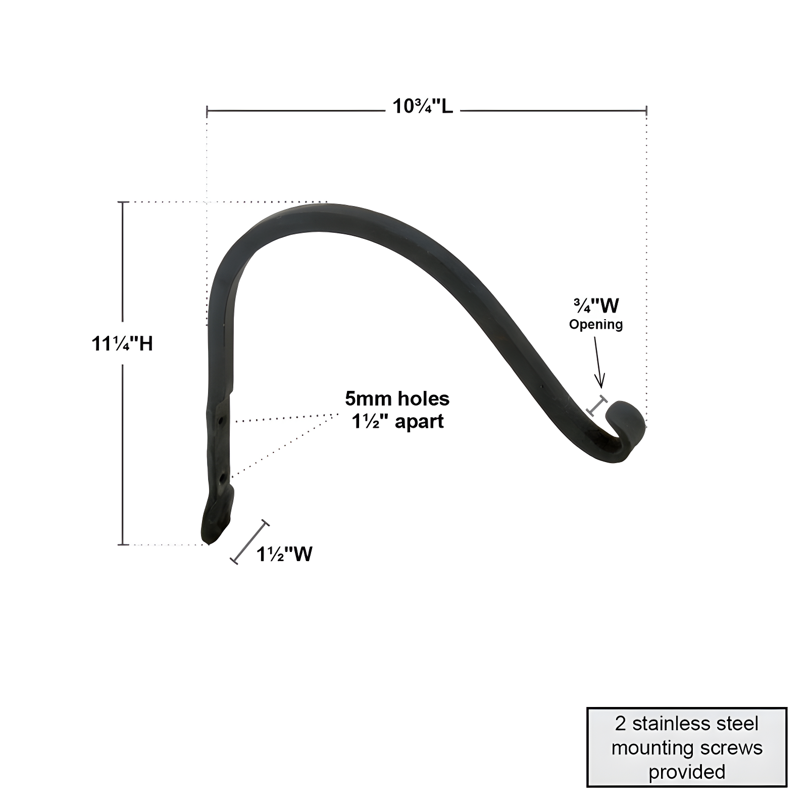 ACHLA Metal Bracket Plant Stand (Set of 2)